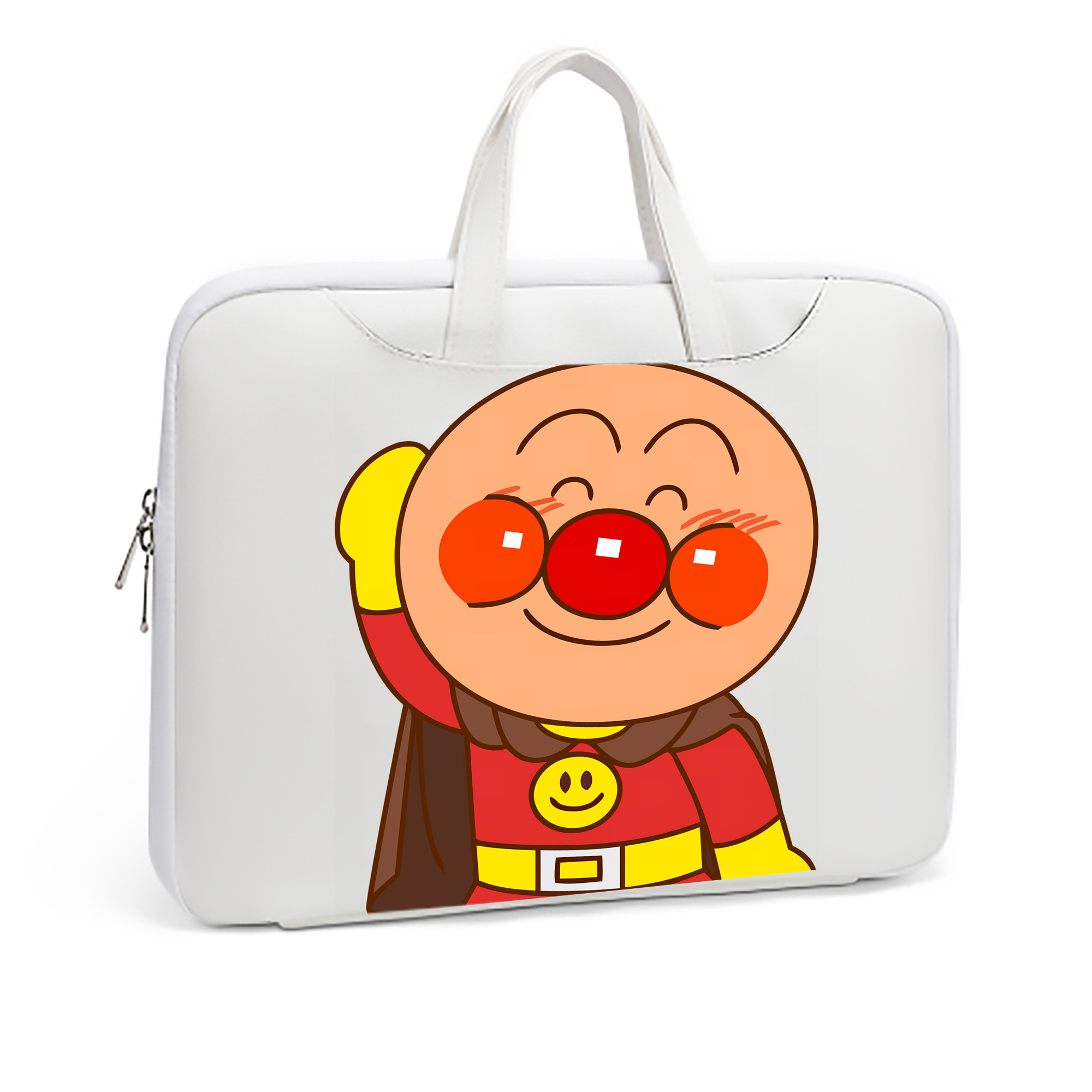 （画像用） アンパンマン Anpanman レザーラップトップバッグ　ノートパソコンケース
