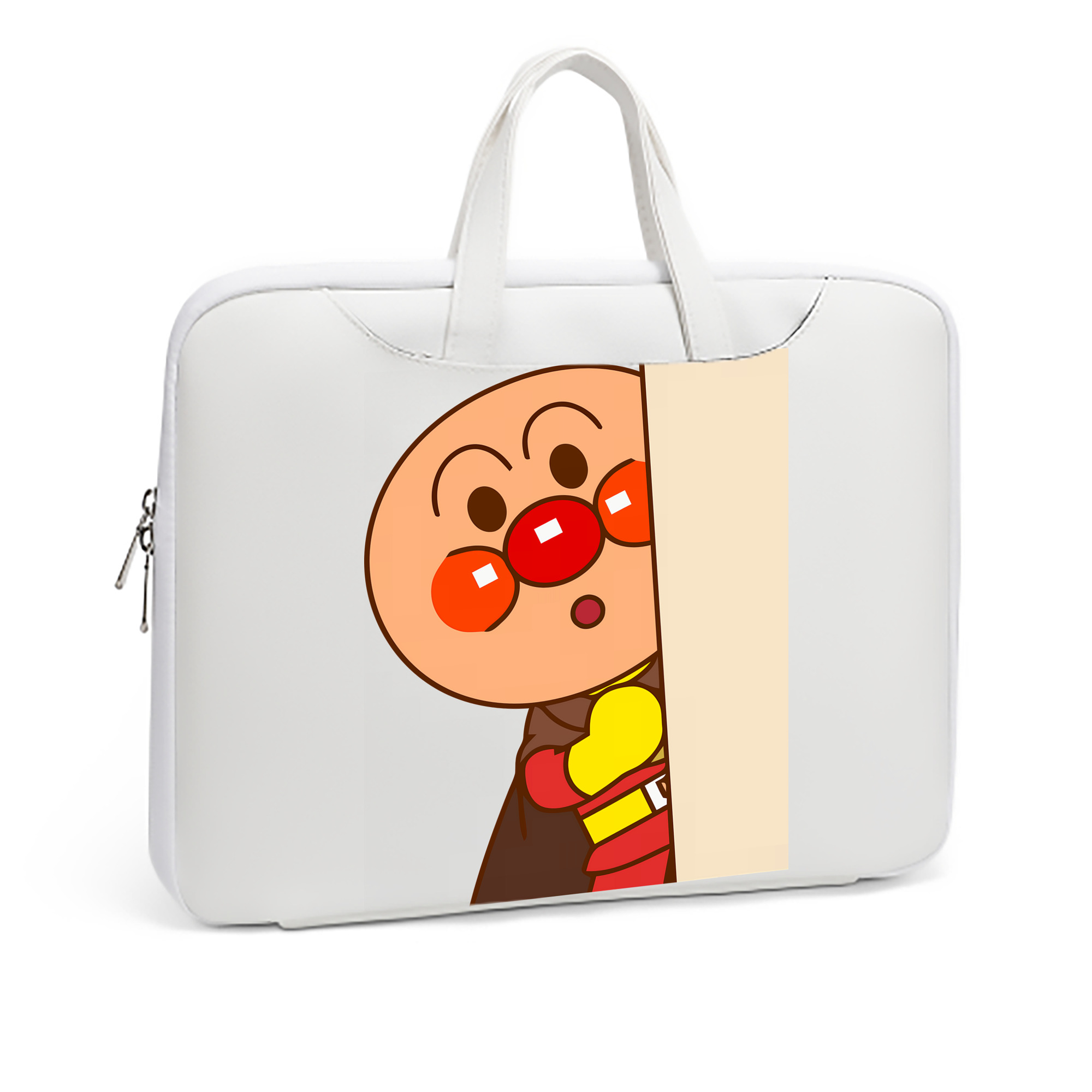 （画像用） アンパンマン Anpanman レザーラップトップバッグ　ノートパソコンケース
