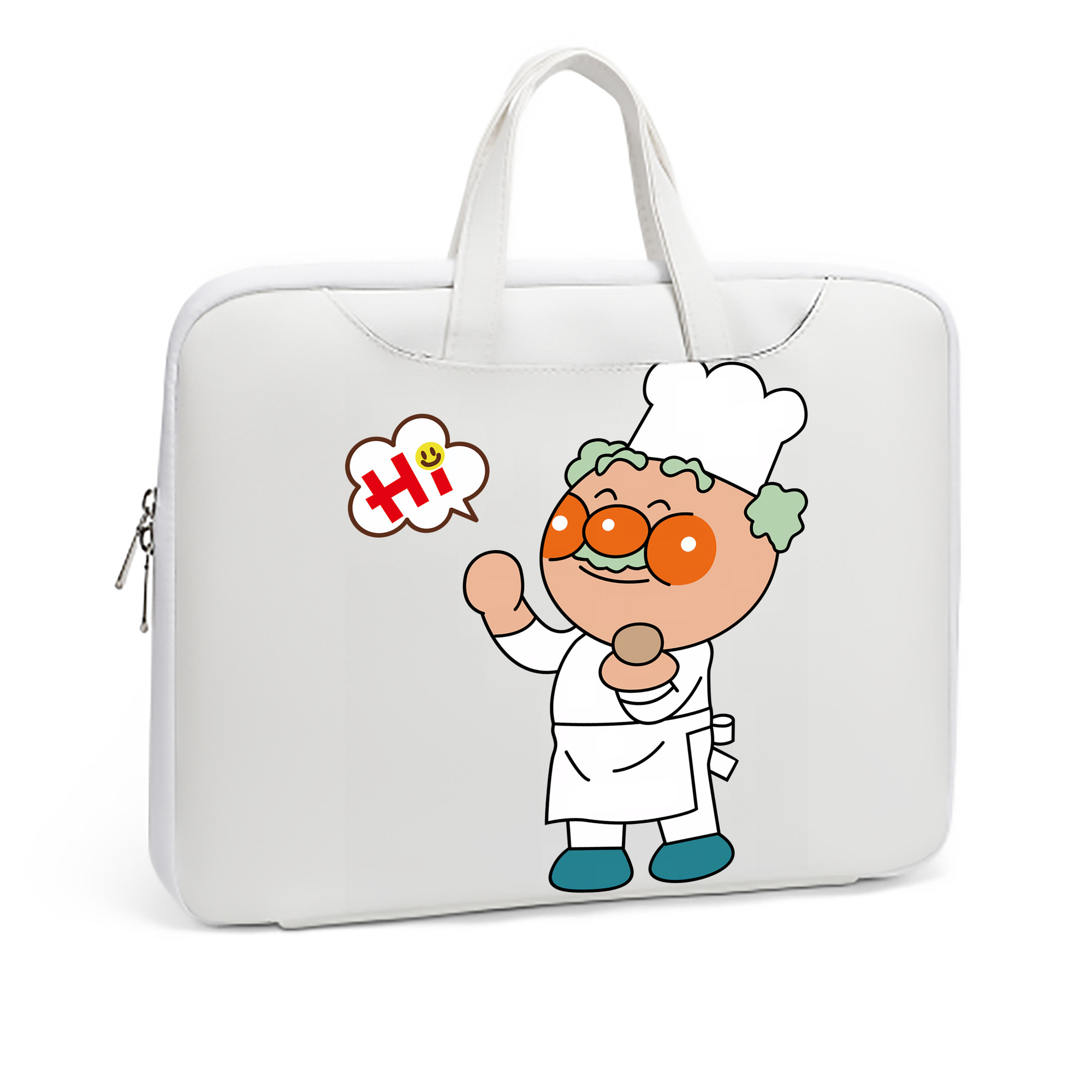 （画像用） アンパンマン Anpanman レザーラップトップバッグ　ノートパソコンケース