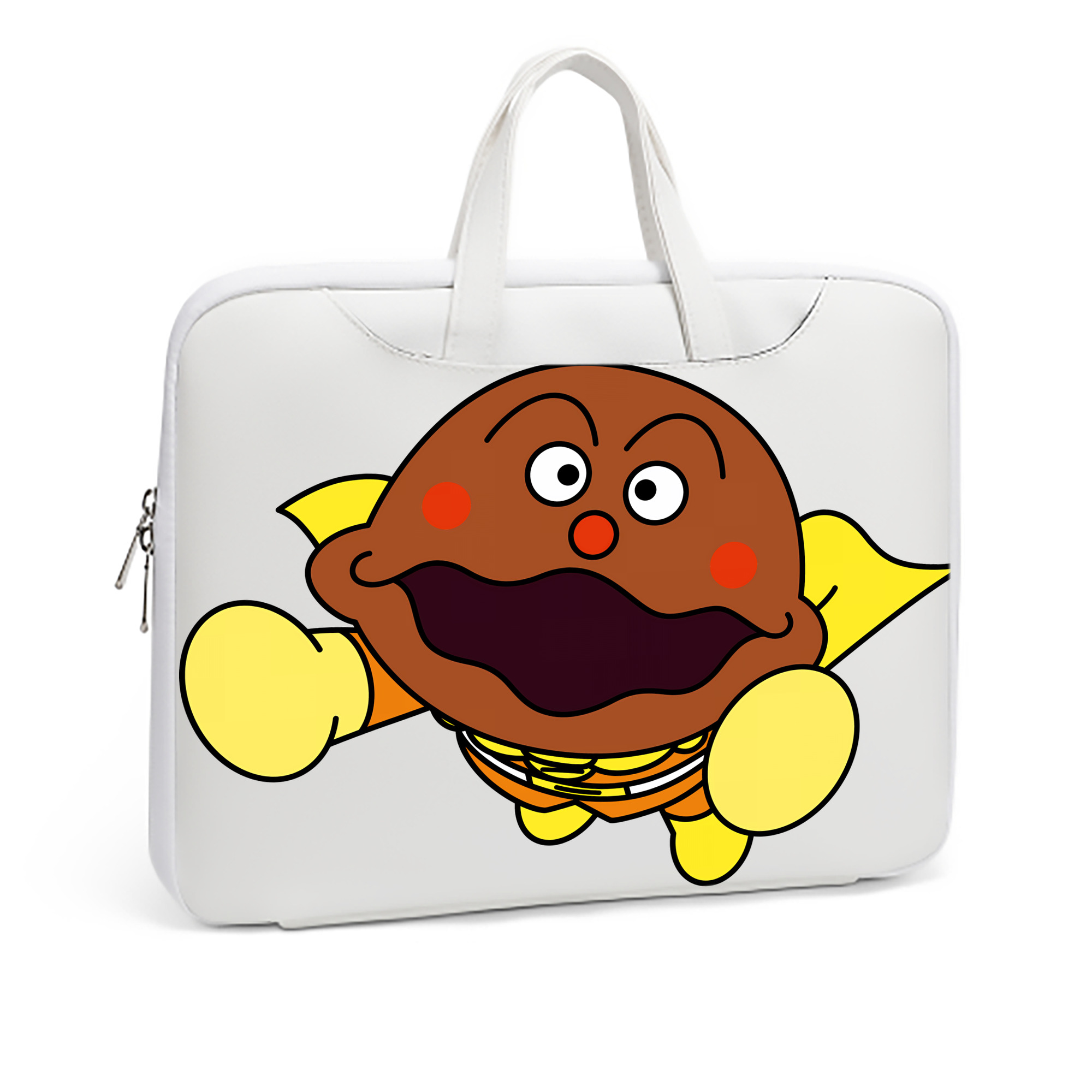 （画像用） アンパンマン Anpanman レザーラップトップバッグ　ノートパソコンケース