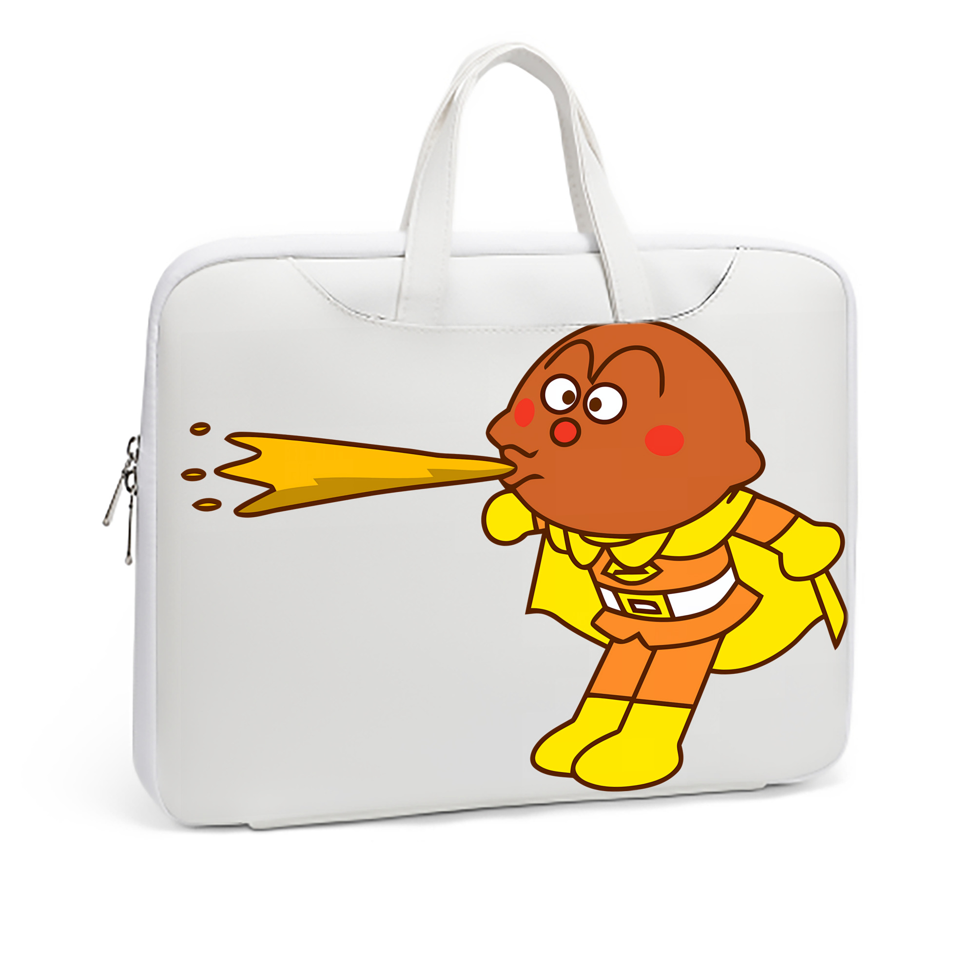 （画像用） アンパンマン Anpanman レザーラップトップバッグ　ノートパソコンケース