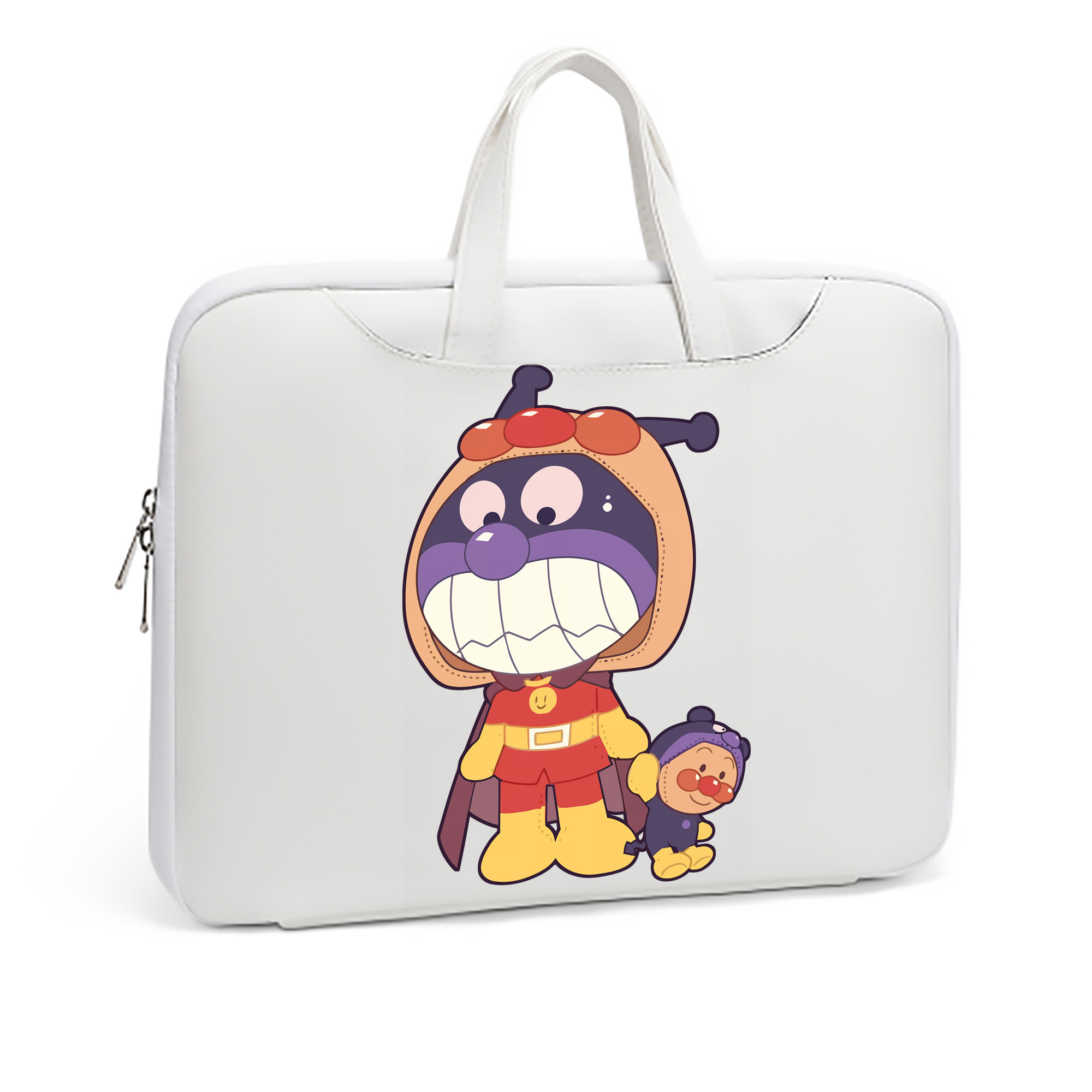 （画像用） アンパンマン Anpanman レザーラップトップバッグ　ノートパソコンケース