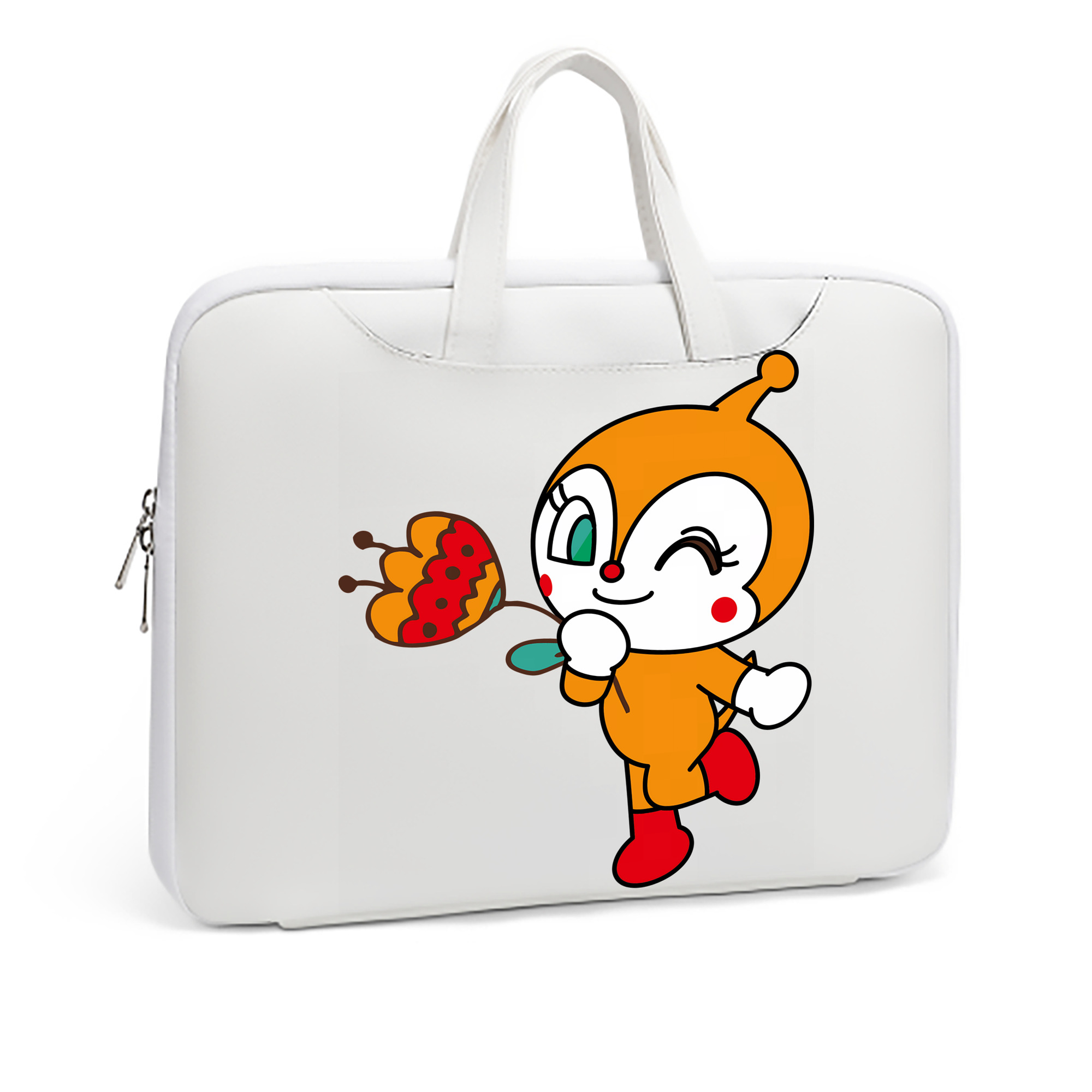 （画像用） アンパンマン Anpanman レザーラップトップバッグ　ノートパソコンケース