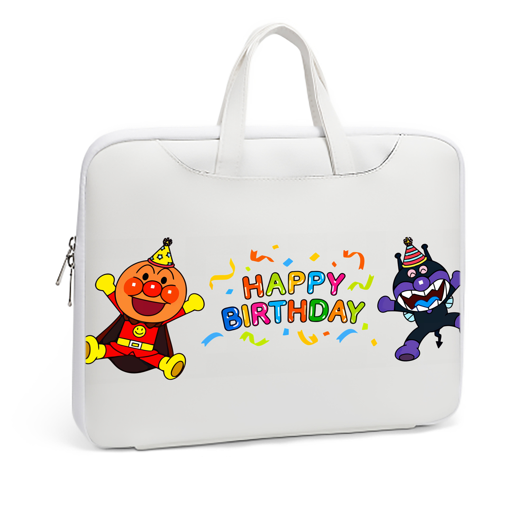 （画像用） アンパンマン Anpanman レザーラップトップバッグ　ノートパソコンケース