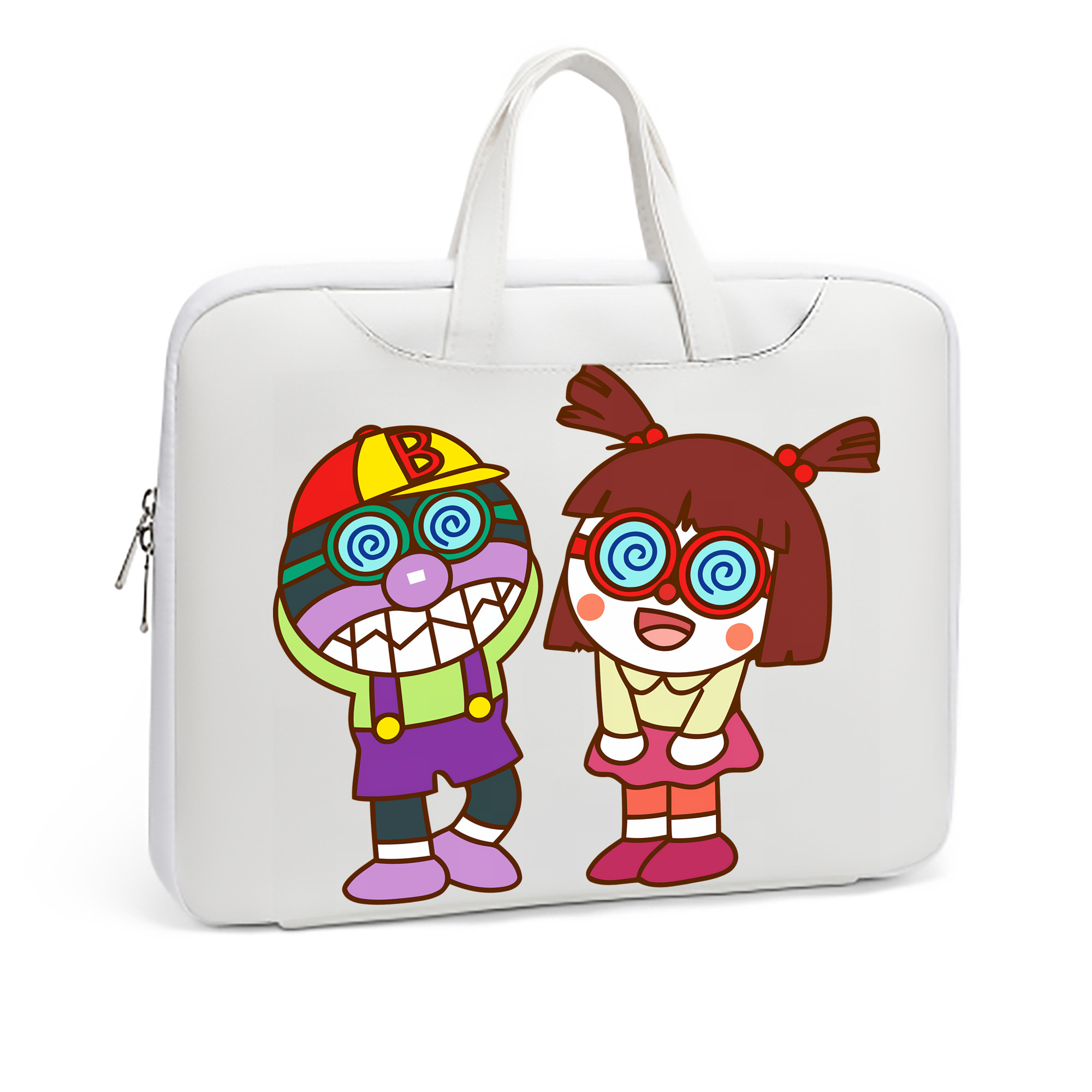 （画像用） アンパンマン Anpanman レザーラップトップバッグ　ノートパソコンケース