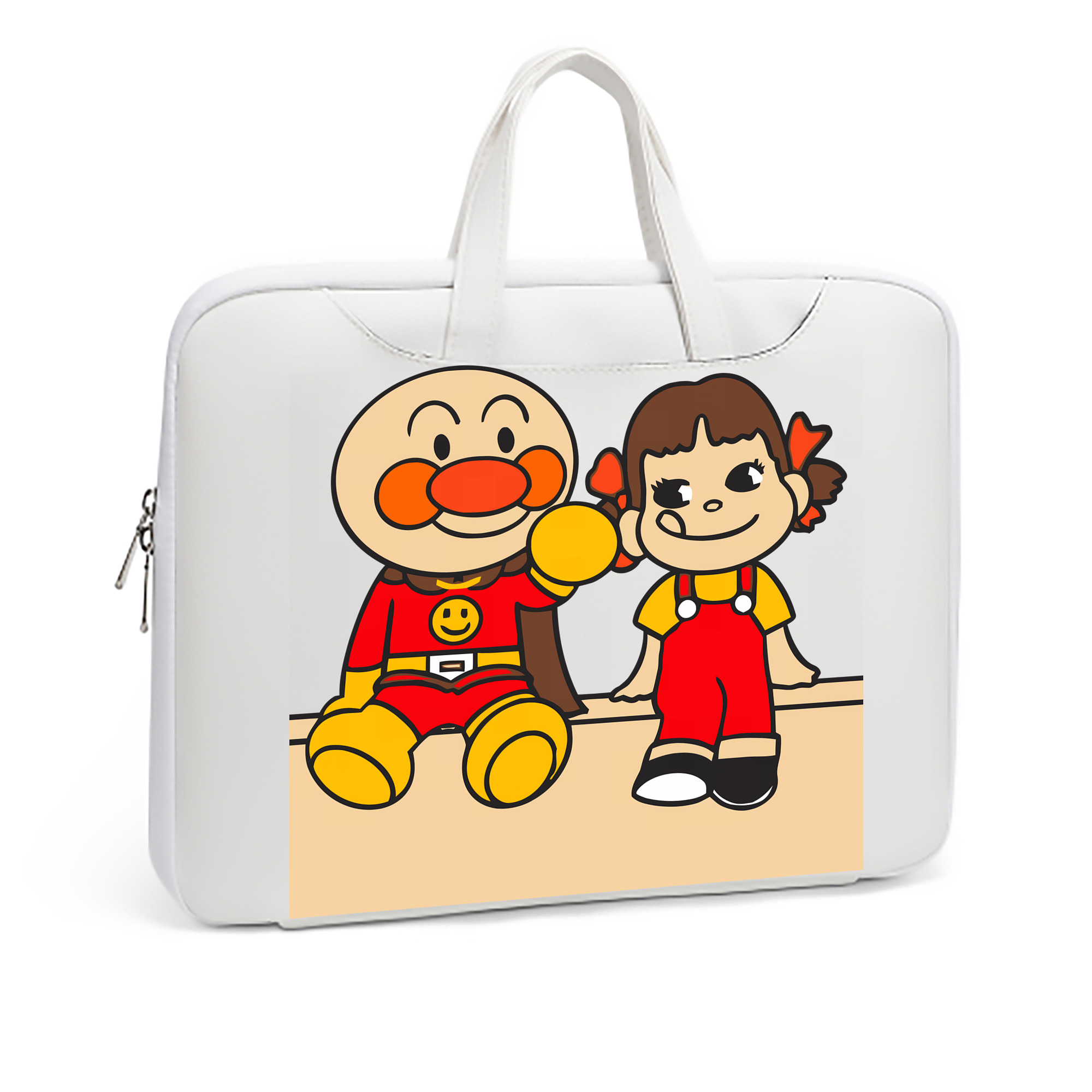 （画像用） アンパンマン Anpanman レザーラップトップバッグ　ノートパソコンケース