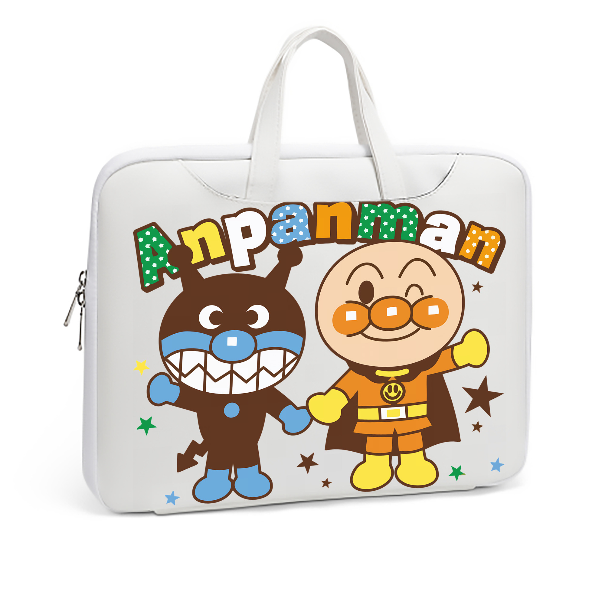（画像用） アンパンマン Anpanman レザーラップトップバッグ　ノートパソコンケース