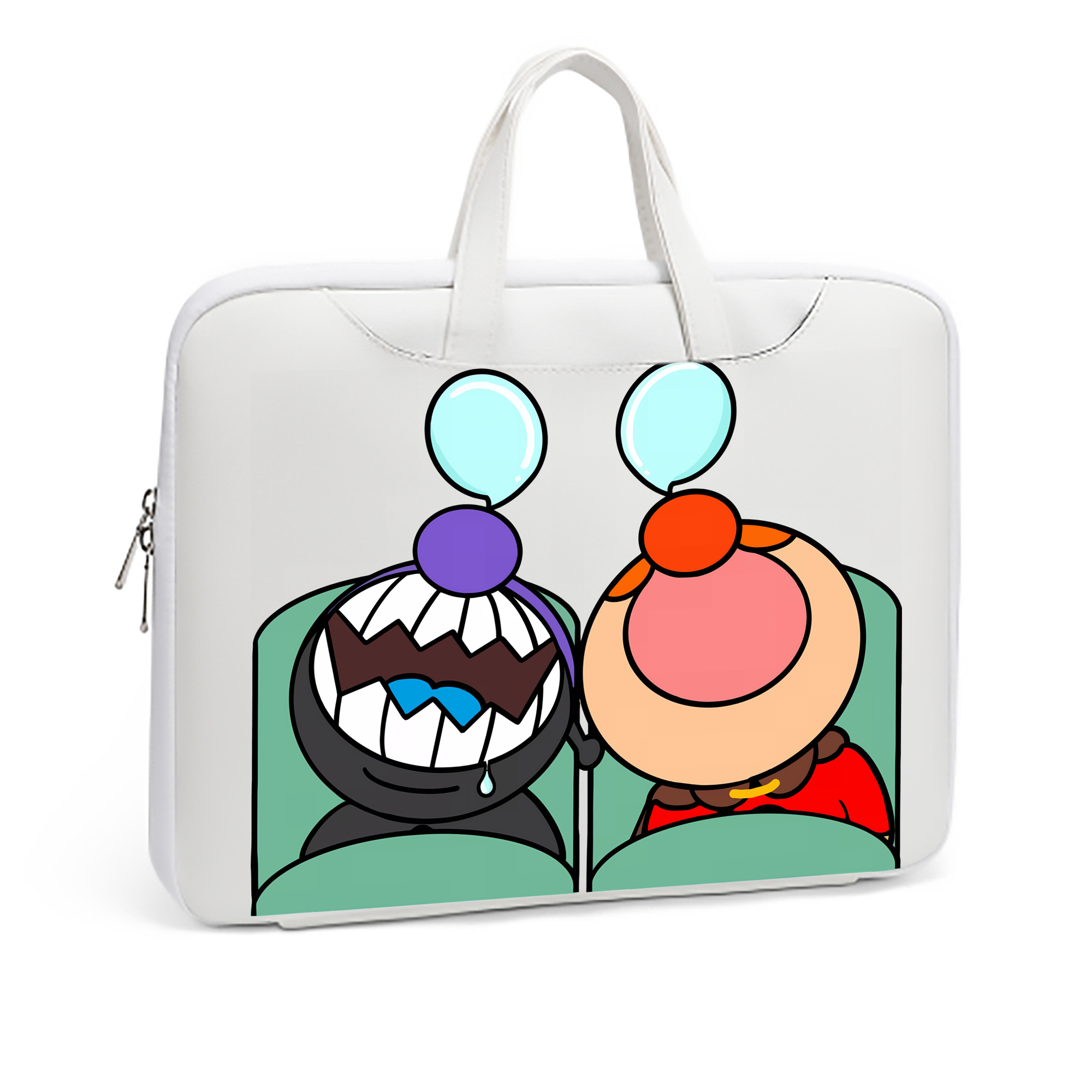 （画像用） アンパンマン Anpanman レザーラップトップバッグ　ノートパソコンケース