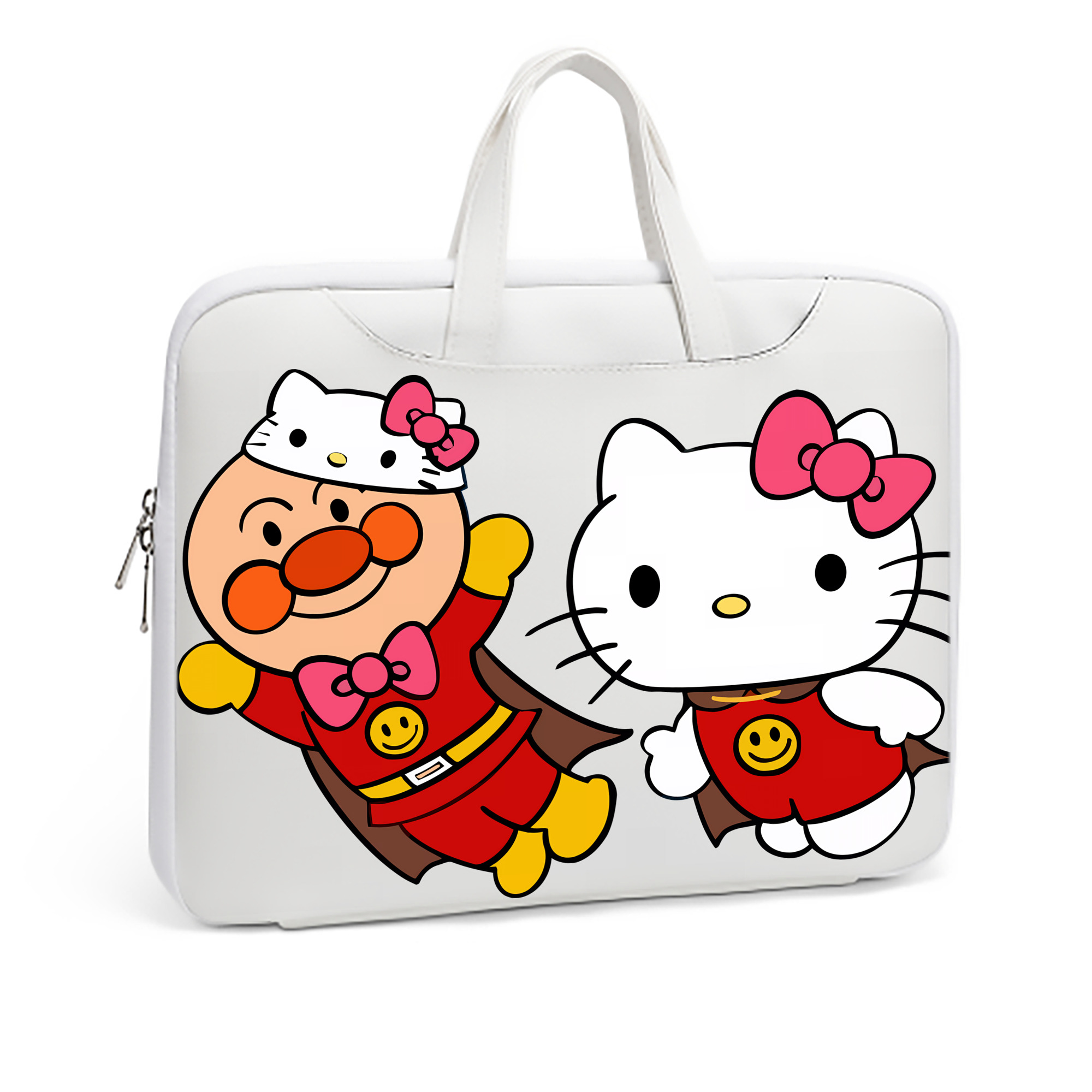 （画像用） アンパンマン Anpanman レザーラップトップバッグ　ノートパソコンケース