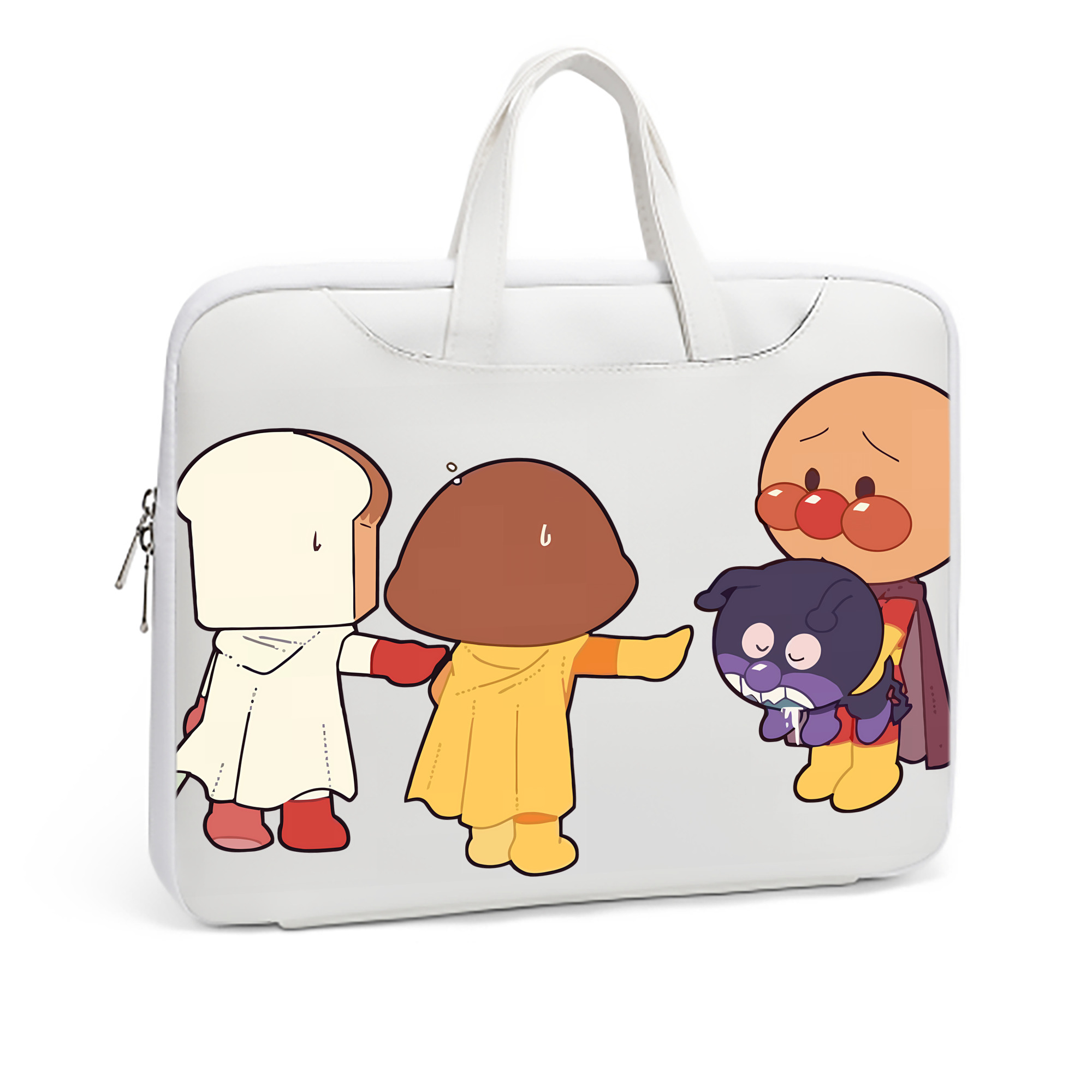 （画像用） アンパンマン Anpanman レザーラップトップバッグ　ノートパソコンケース