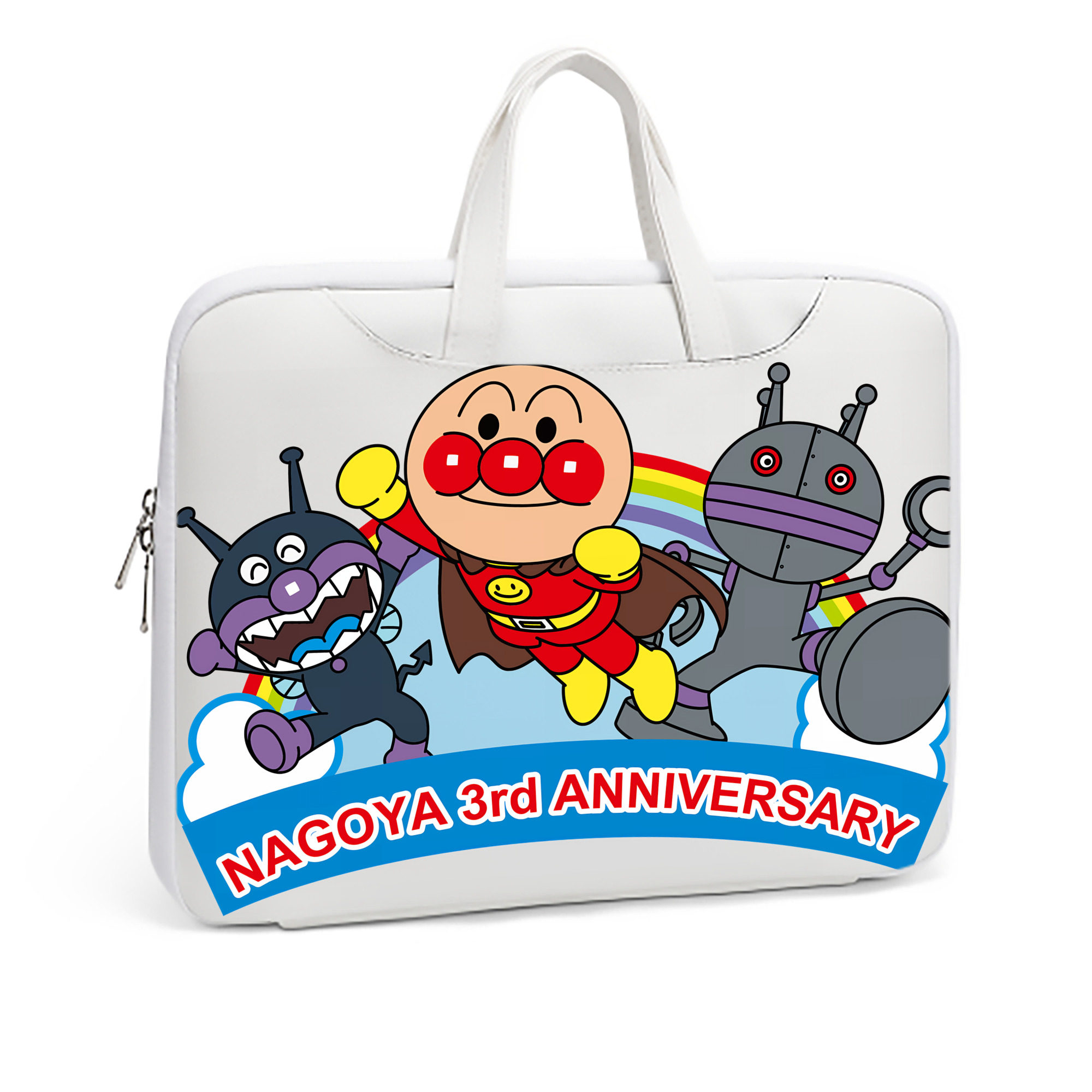 （画像用） アンパンマン Anpanman レザーラップトップバッグ　ノートパソコンケース