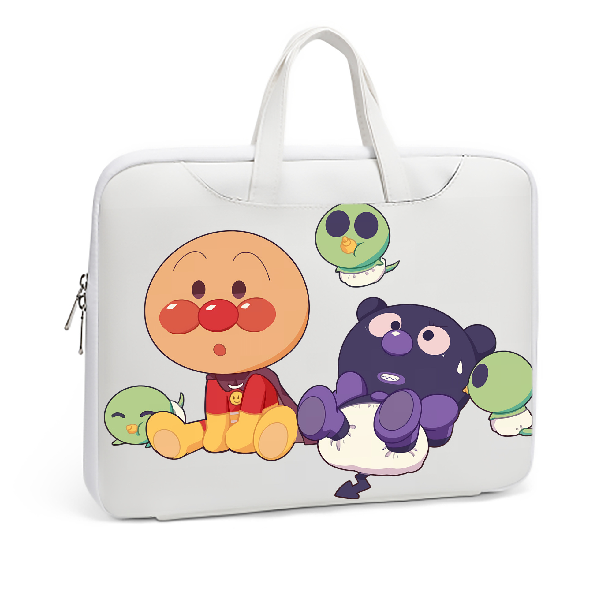 （画像用） アンパンマン Anpanman レザーラップトップバッグ　ノートパソコンケース