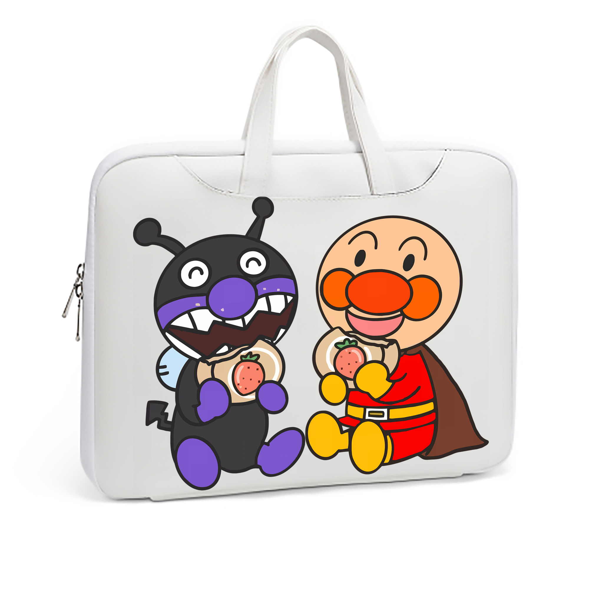 （画像用） アンパンマン Anpanman レザーラップトップバッグ　ノートパソコンケース