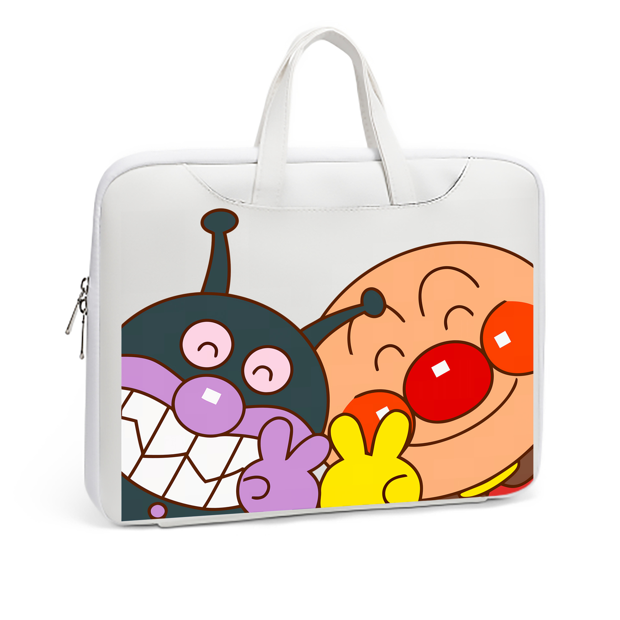 （画像用） アンパンマン Anpanman レザーラップトップバッグ　ノートパソコンケース