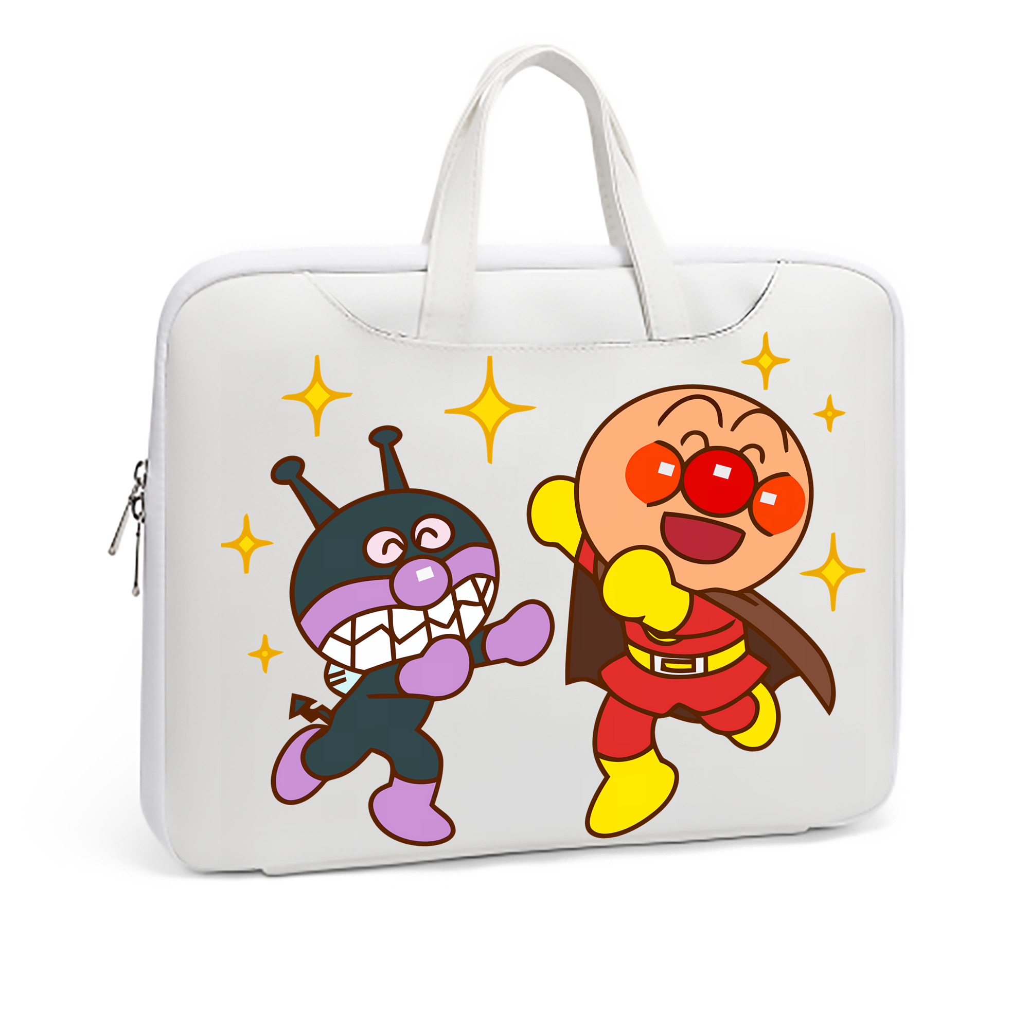 （画像用） アンパンマン Anpanman レザーラップトップバッグ　ノートパソコンケース