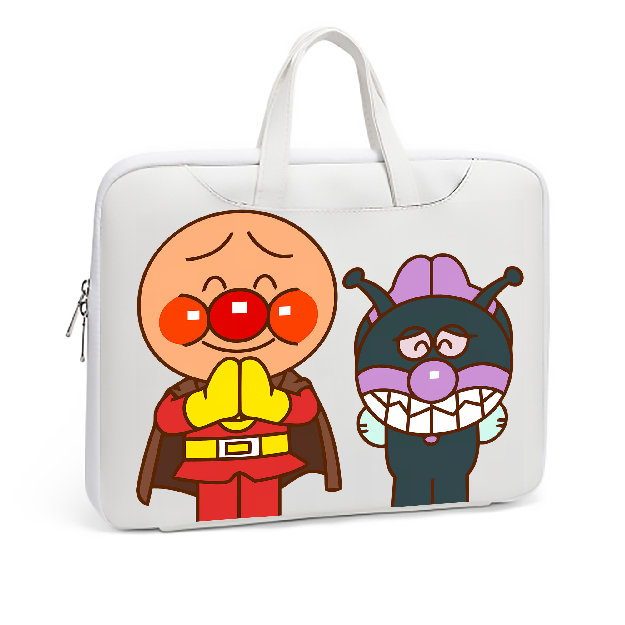 （画像用） アンパンマン Anpanman レザーラップトップバッグ　ノートパソコンケース