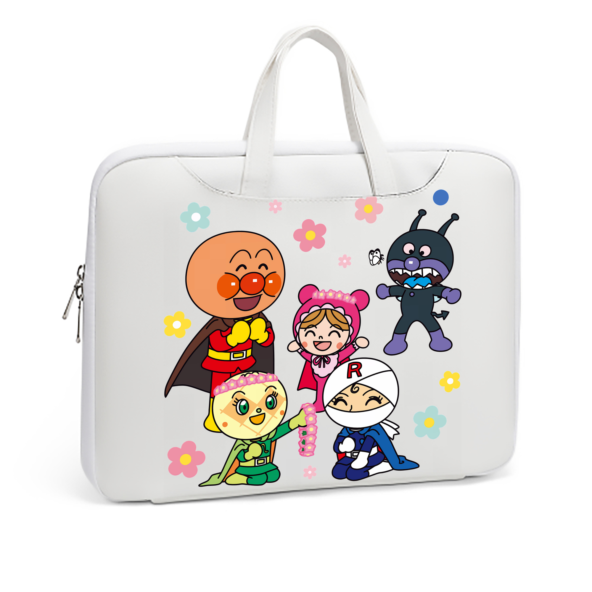（画像用） アンパンマン Anpanman レザーラップトップバッグ　ノートパソコンケース