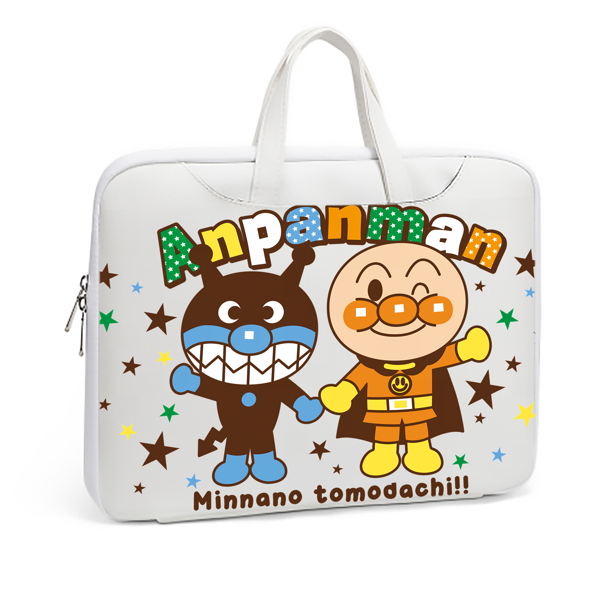 （画像用） アンパンマン Anpanman レザーラップトップバッグ　ノートパソコンケース