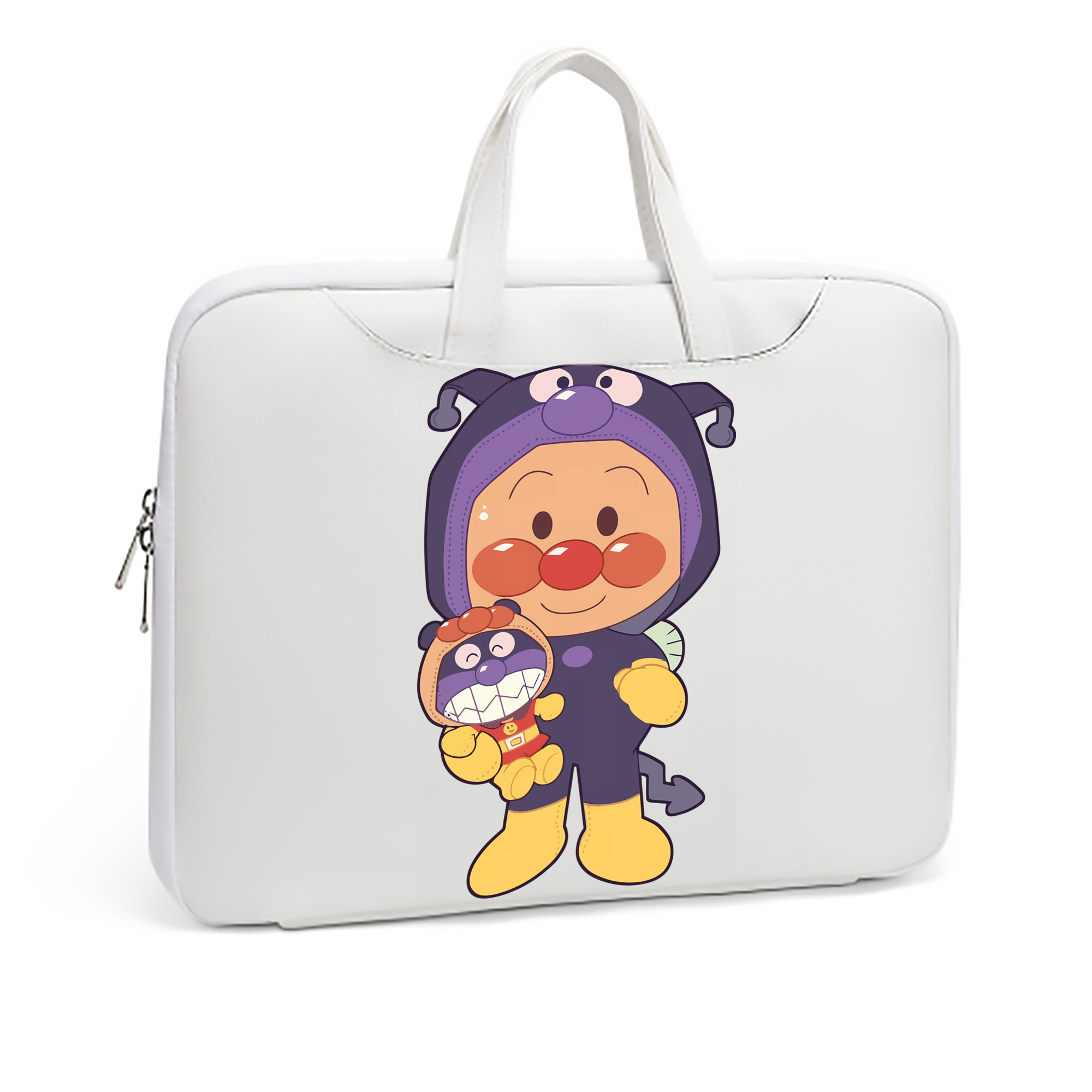 （画像用） アンパンマン Anpanman レザーラップトップバッグ　ノートパソコンケース