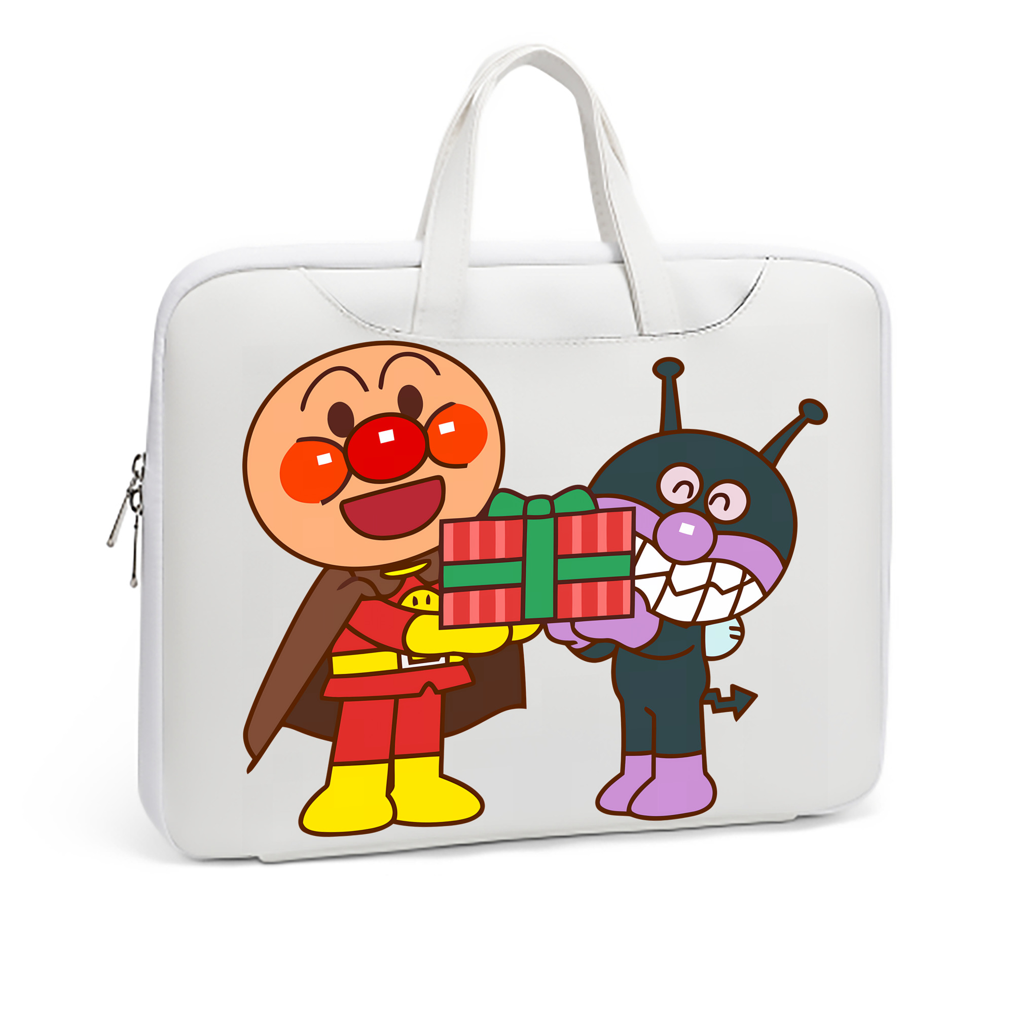 （画像用） アンパンマン Anpanman レザーラップトップバッグ　ノートパソコンケース