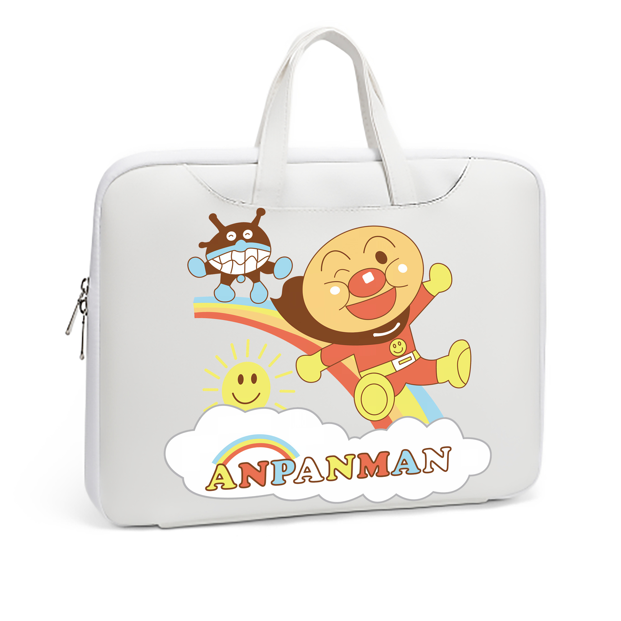 （画像用） アンパンマン Anpanman レザーラップトップバッグ　ノートパソコンケース
