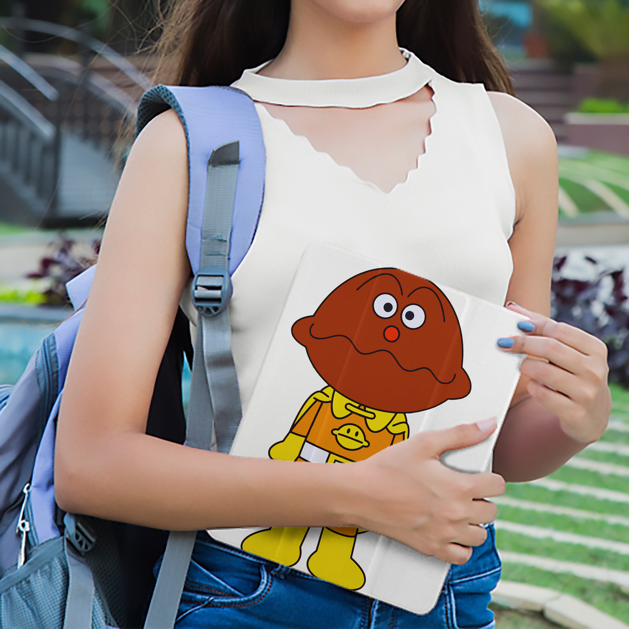 アンパンマン Anpanman IPad ケース ペン収納付き 三つ折りスタンド PUレザー×シリコン 対応機種9.5/10.5/10.9インチ