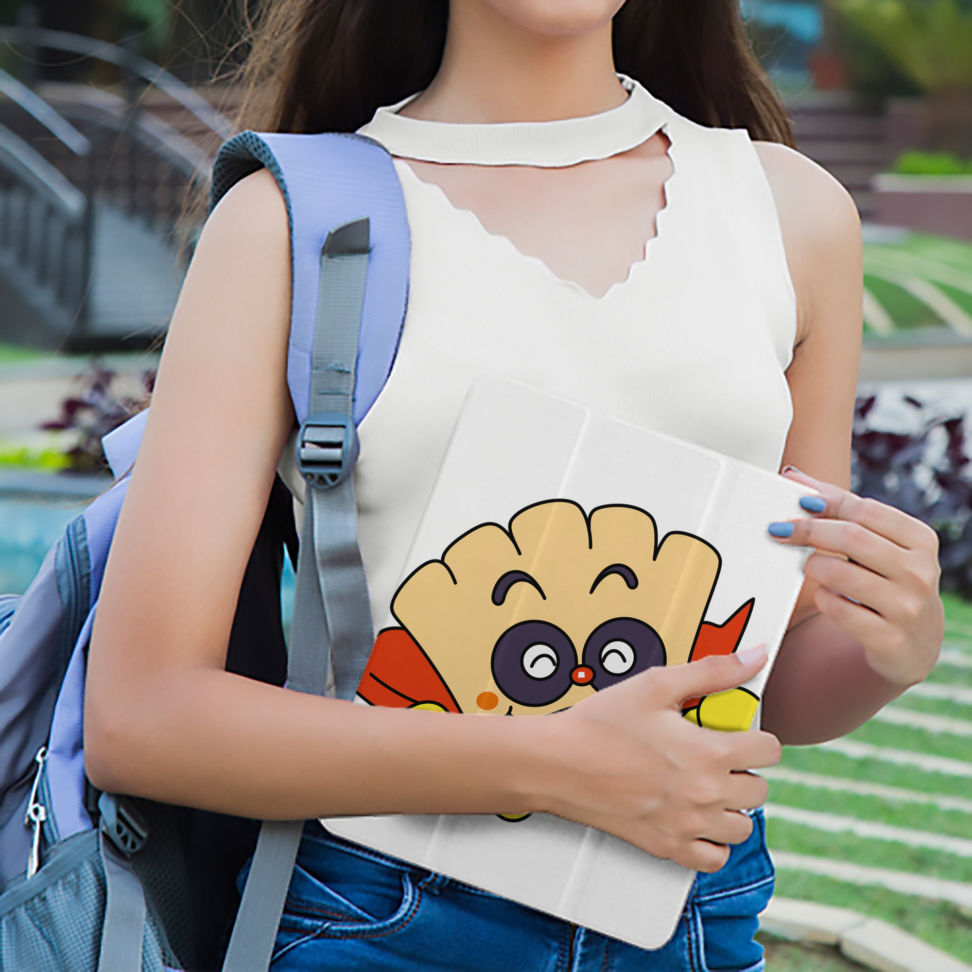 アンパンマン Anpanman IPad ケース ペン収納付き 三つ折りスタンド PUレザー×シリコン 対応機種9.5/10.5/10.9インチ