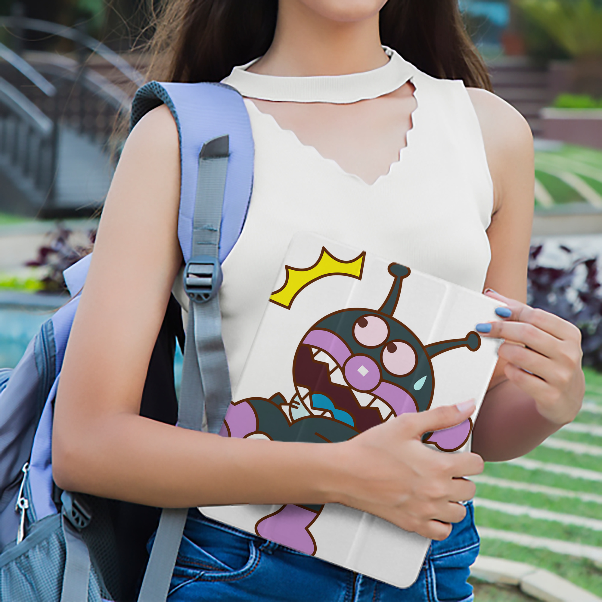 アンパンマン Anpanman IPad ケース ペン収納付き 三つ折りスタンド PUレザー×シリコン 対応機種9.5/10.5/10.9インチ