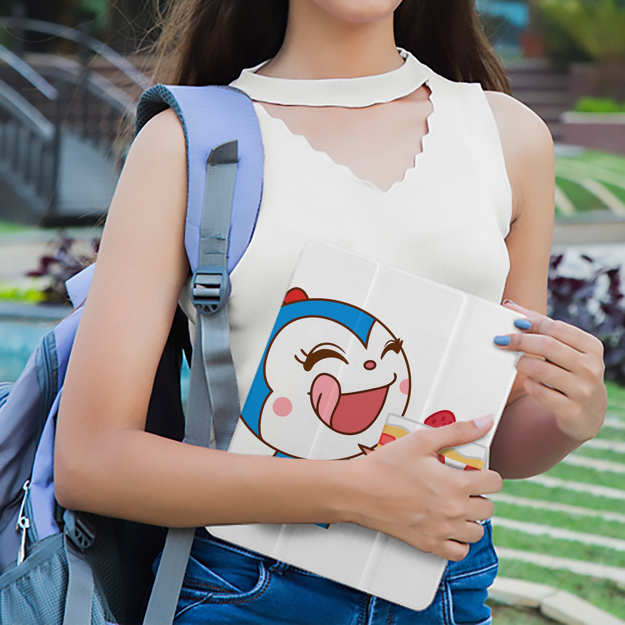 アンパンマン Anpanman IPad ケース ペン収納付き 三つ折りスタンド PUレザー×シリコン 対応機種9.5/10.5/10.9インチ