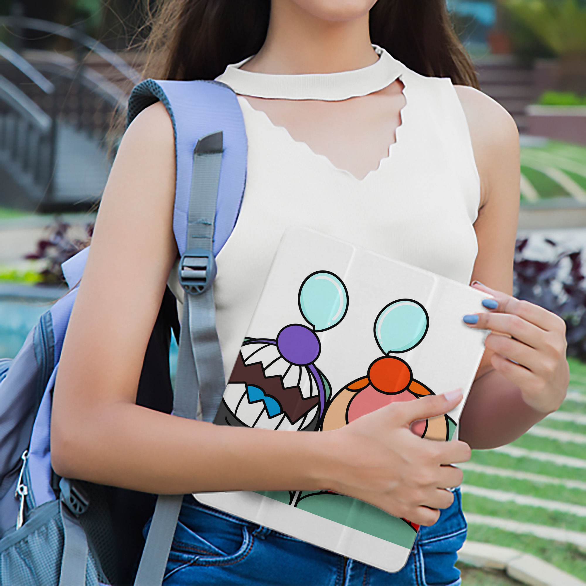アンパンマン Anpanman IPad ケース ペン収納付き 三つ折りスタンド PUレザー×シリコン 対応機種9.5/10.5/10.9インチ
