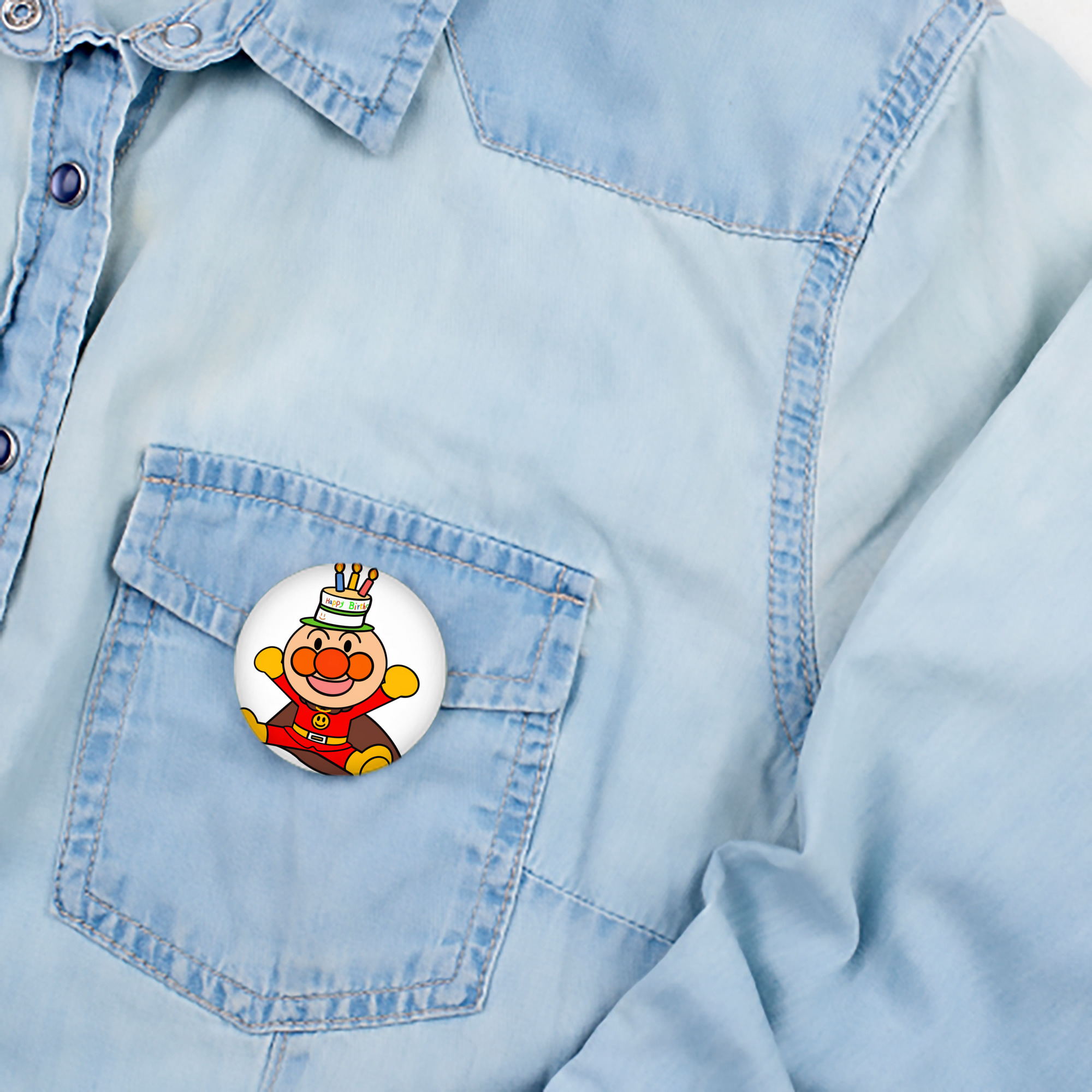 アンパンマン Anpanman 6cm 缶バッジ 複数セット