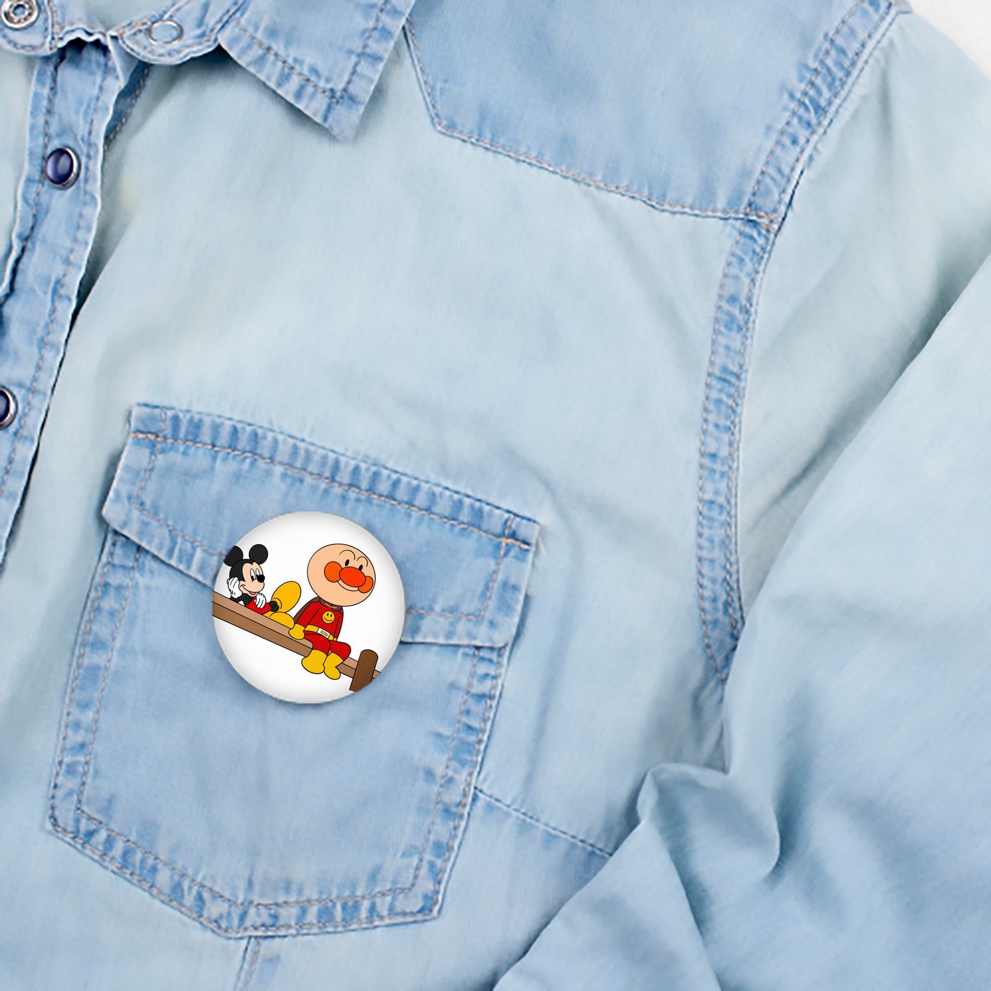 アンパンマン Anpanman 6cm 缶バッジ 複数セット