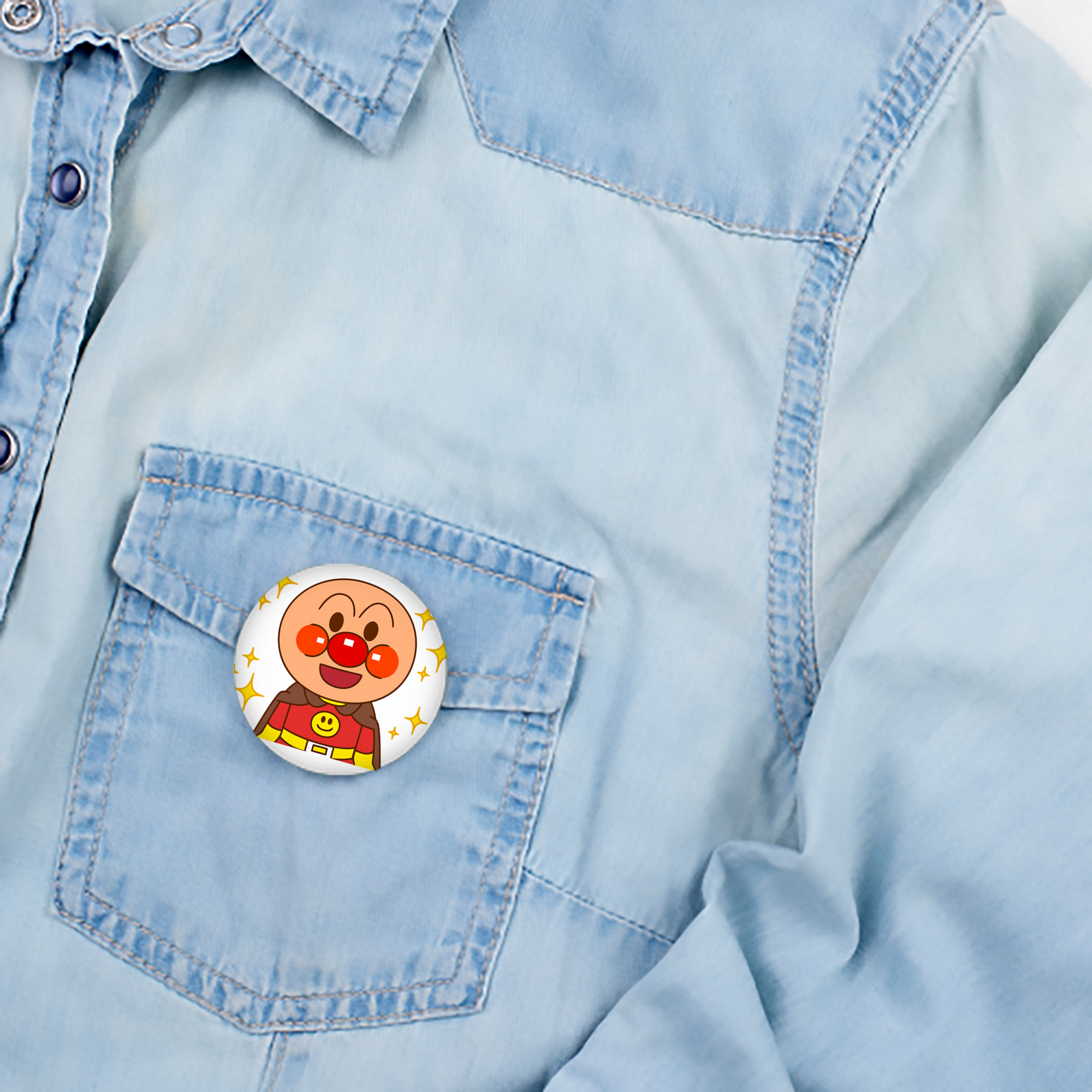 アンパンマン Anpanman 6cm 缶バッジ 複数セット