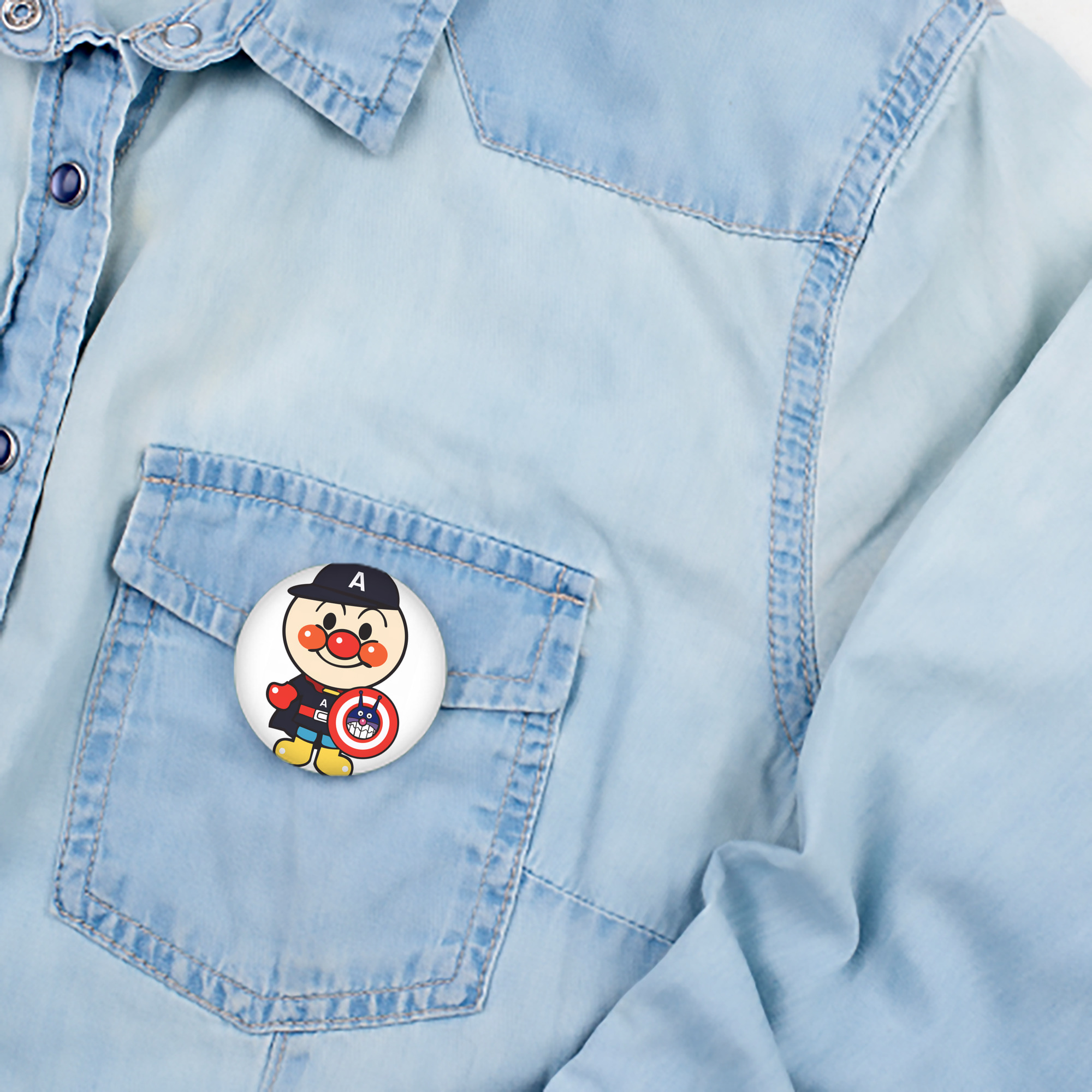 アンパンマン Anpanman 6cm 缶バッジ 複数セット