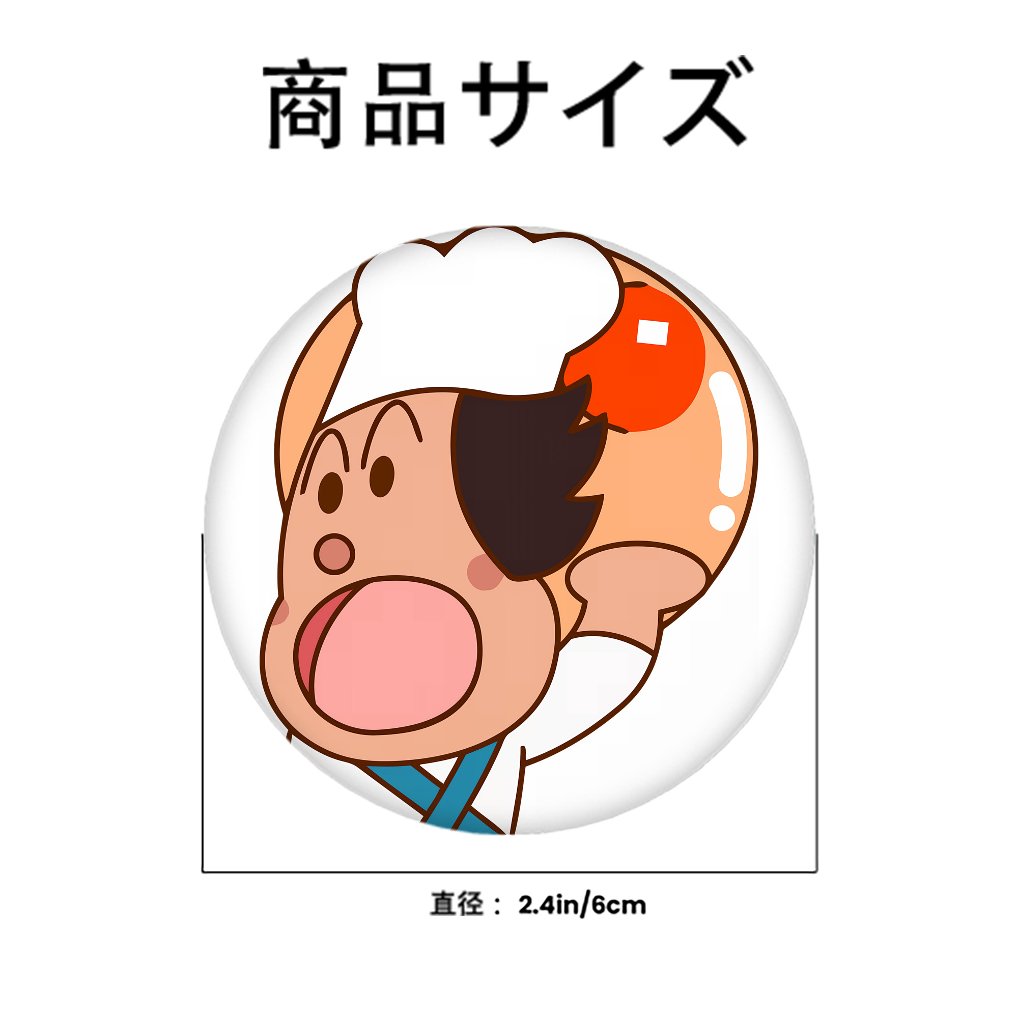 アンパンマン Anpanman 6cm 缶バッジ 複数セット
