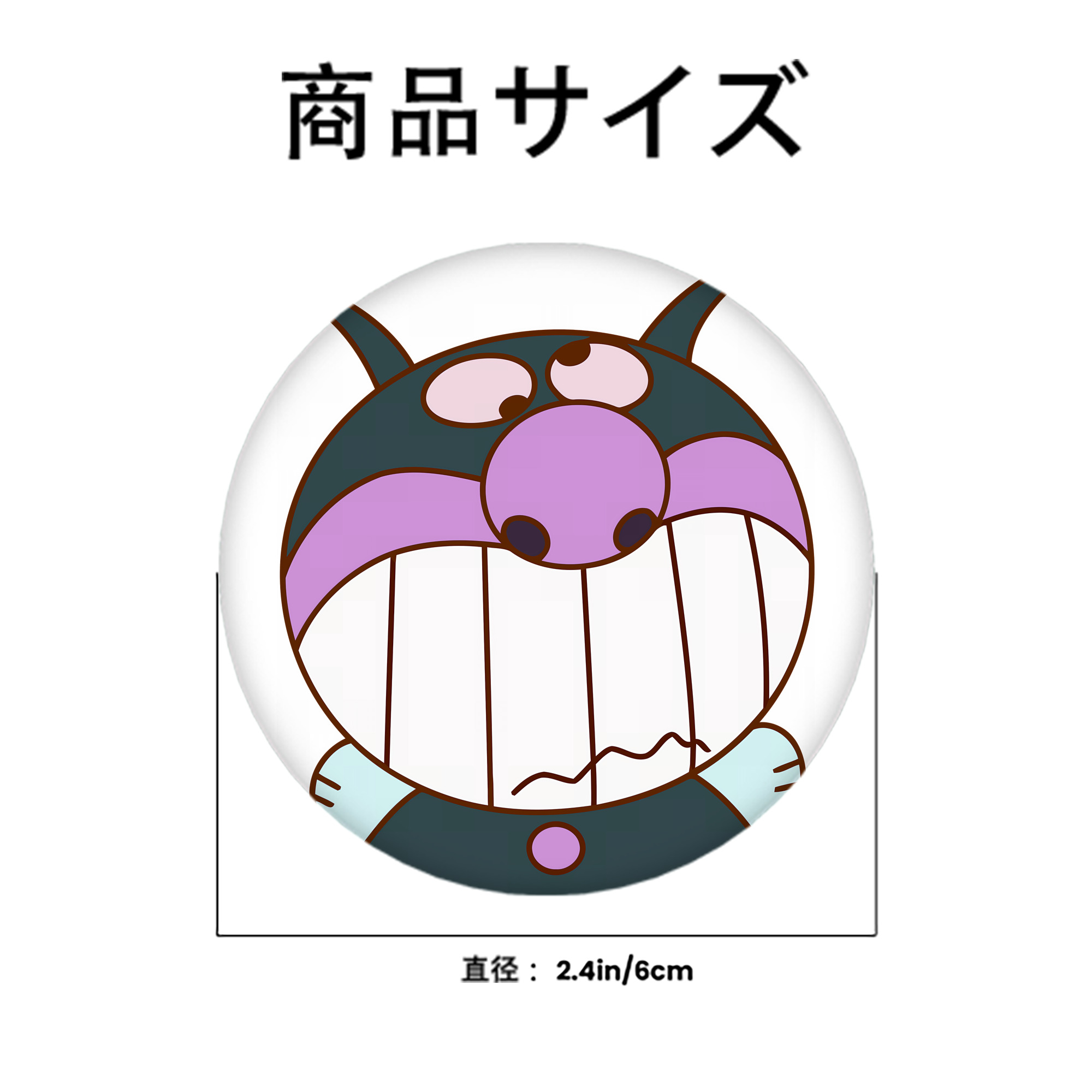 アンパンマン Anpanman 6cm 缶バッジ 複数セット