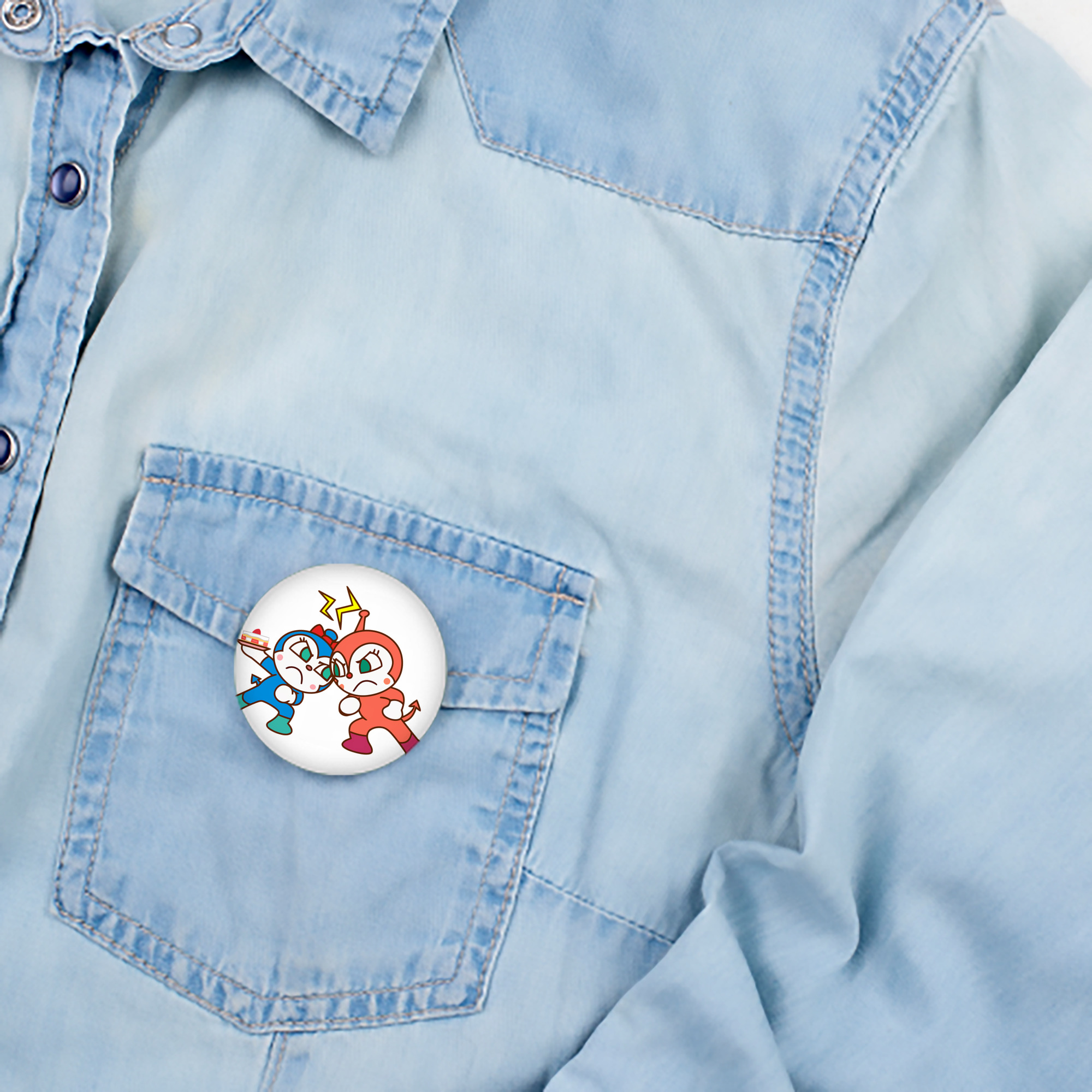 アンパンマン Anpanman 6cm 缶バッジ 複数セット