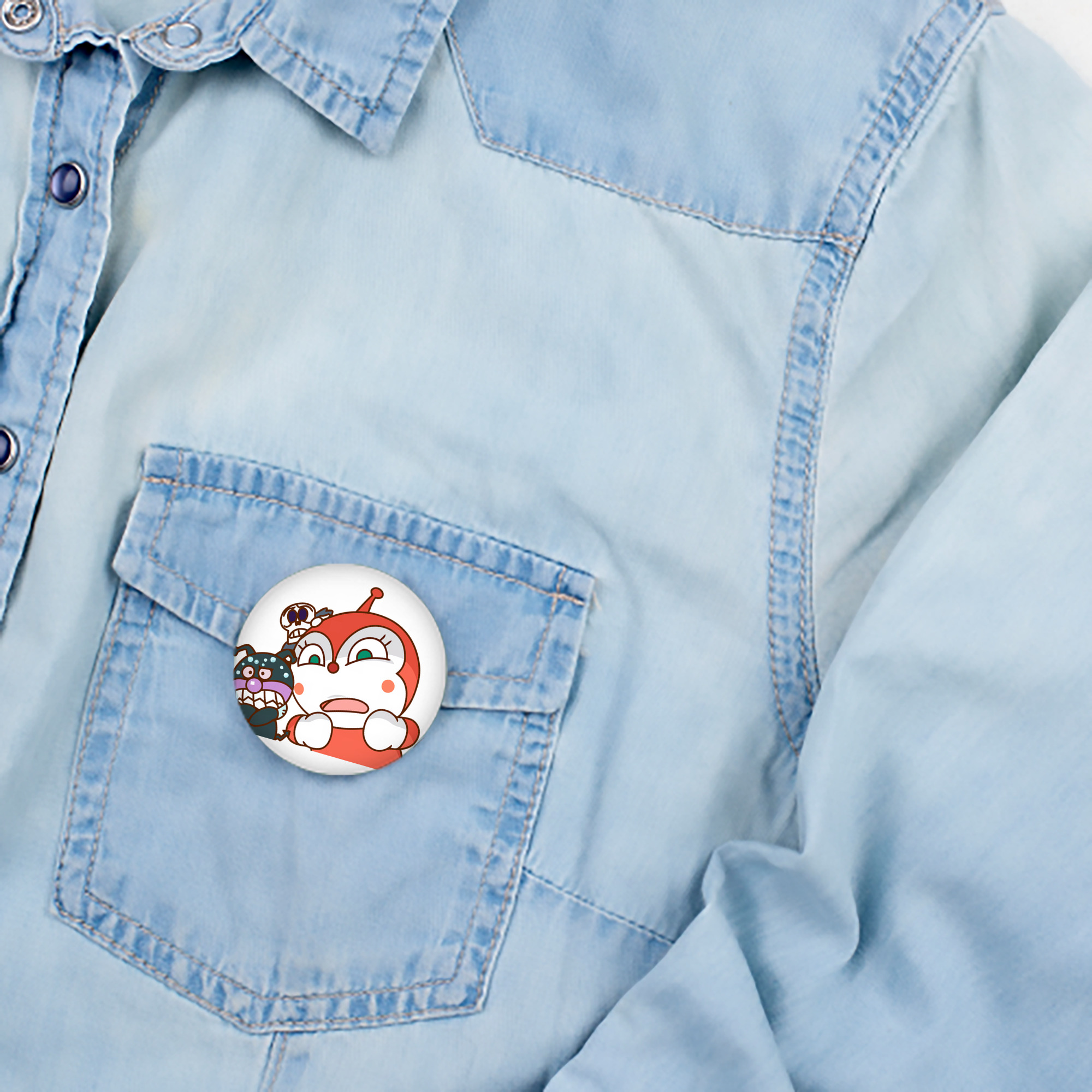 アンパンマン Anpanman 6cm 缶バッジ 複数セット