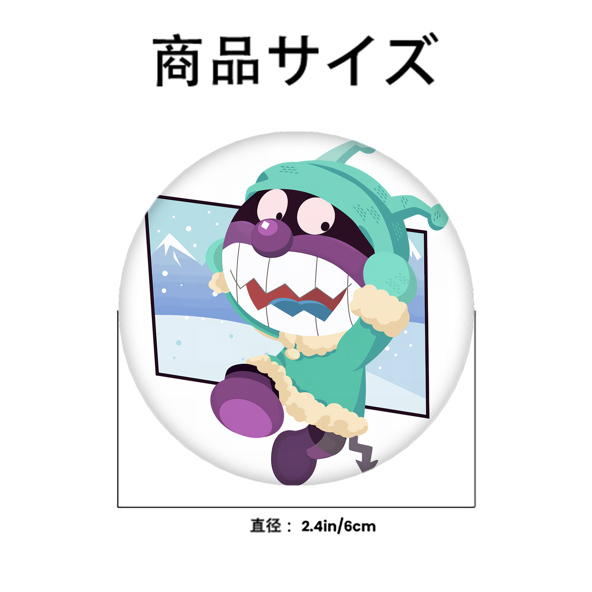 アンパンマン Anpanman 6cm 缶バッジ 複数セット