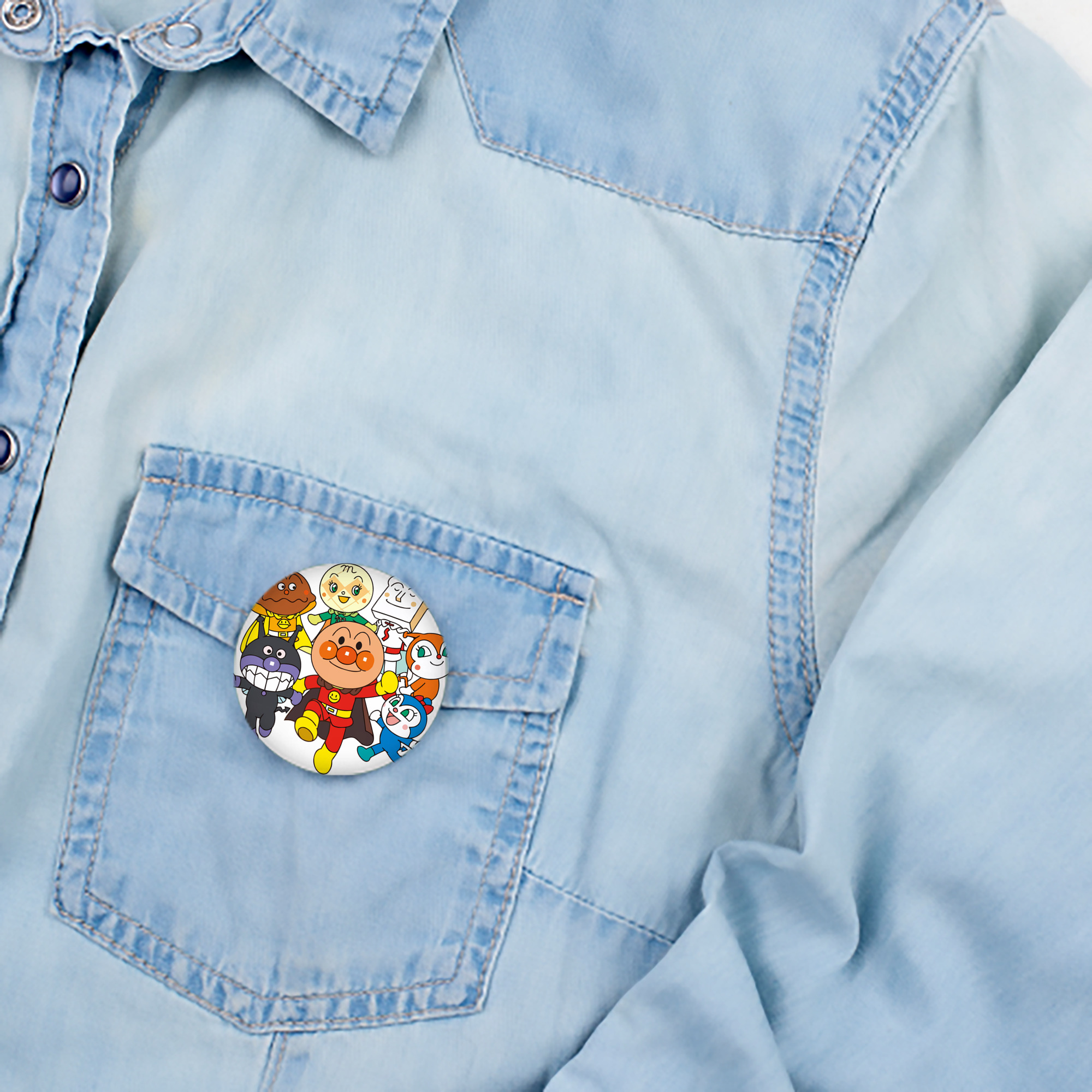 アンパンマン Anpanman 6cm 缶バッジ 複数セット