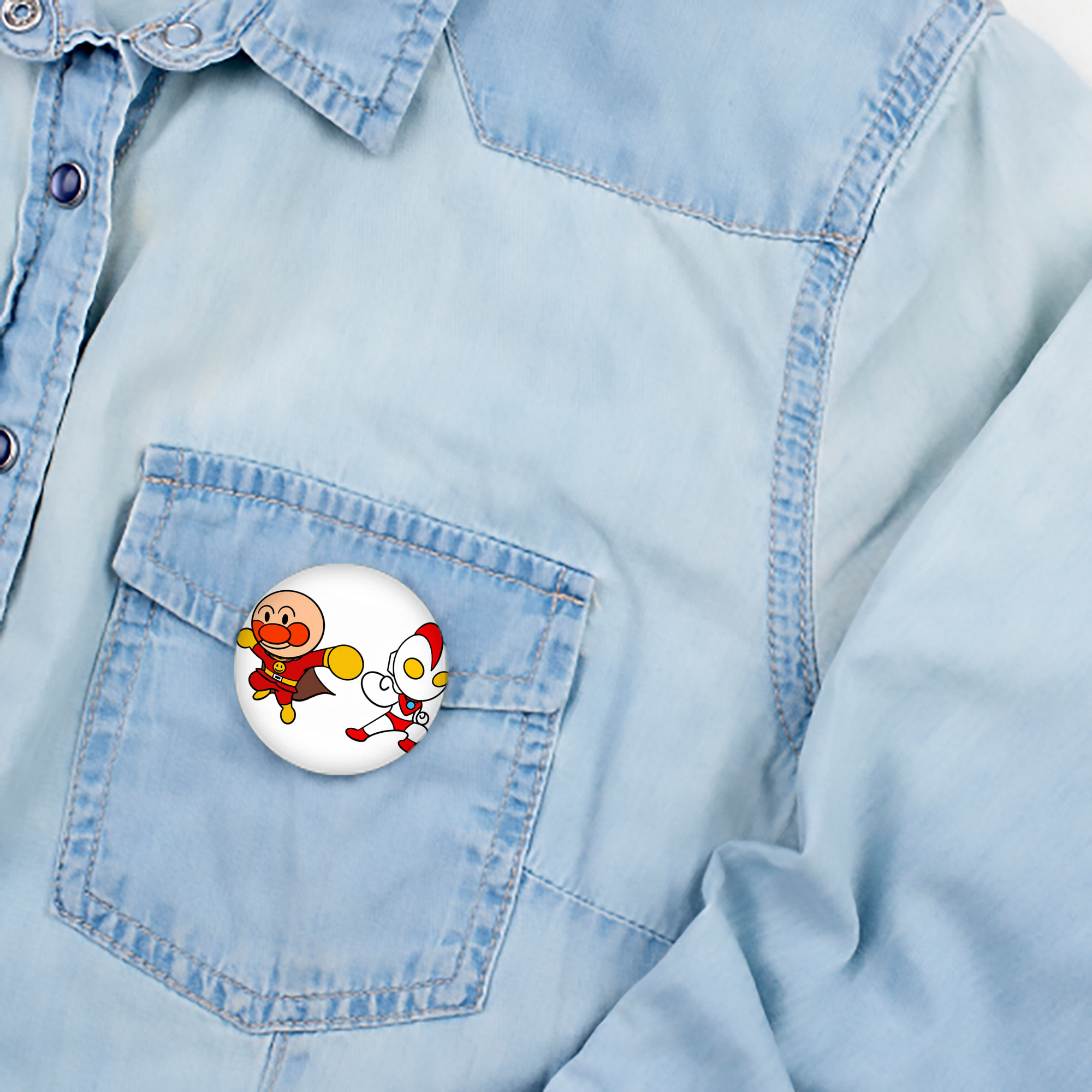 アンパンマン Anpanman 6cm 缶バッジ 複数セット