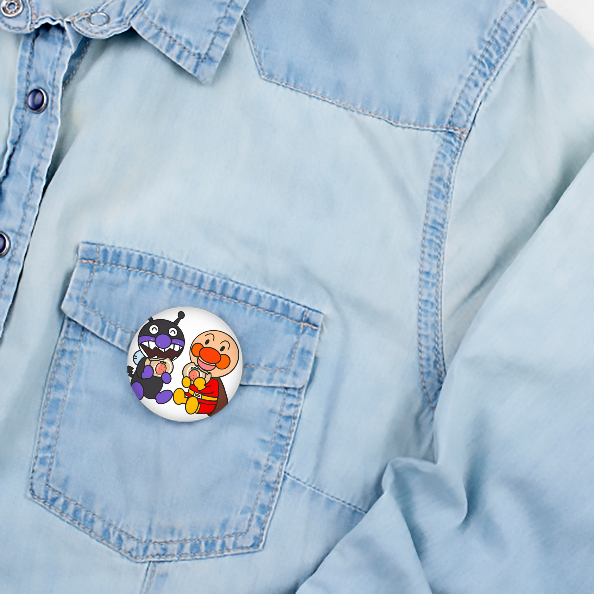 アンパンマン Anpanman 6cm 缶バッジ 複数セット