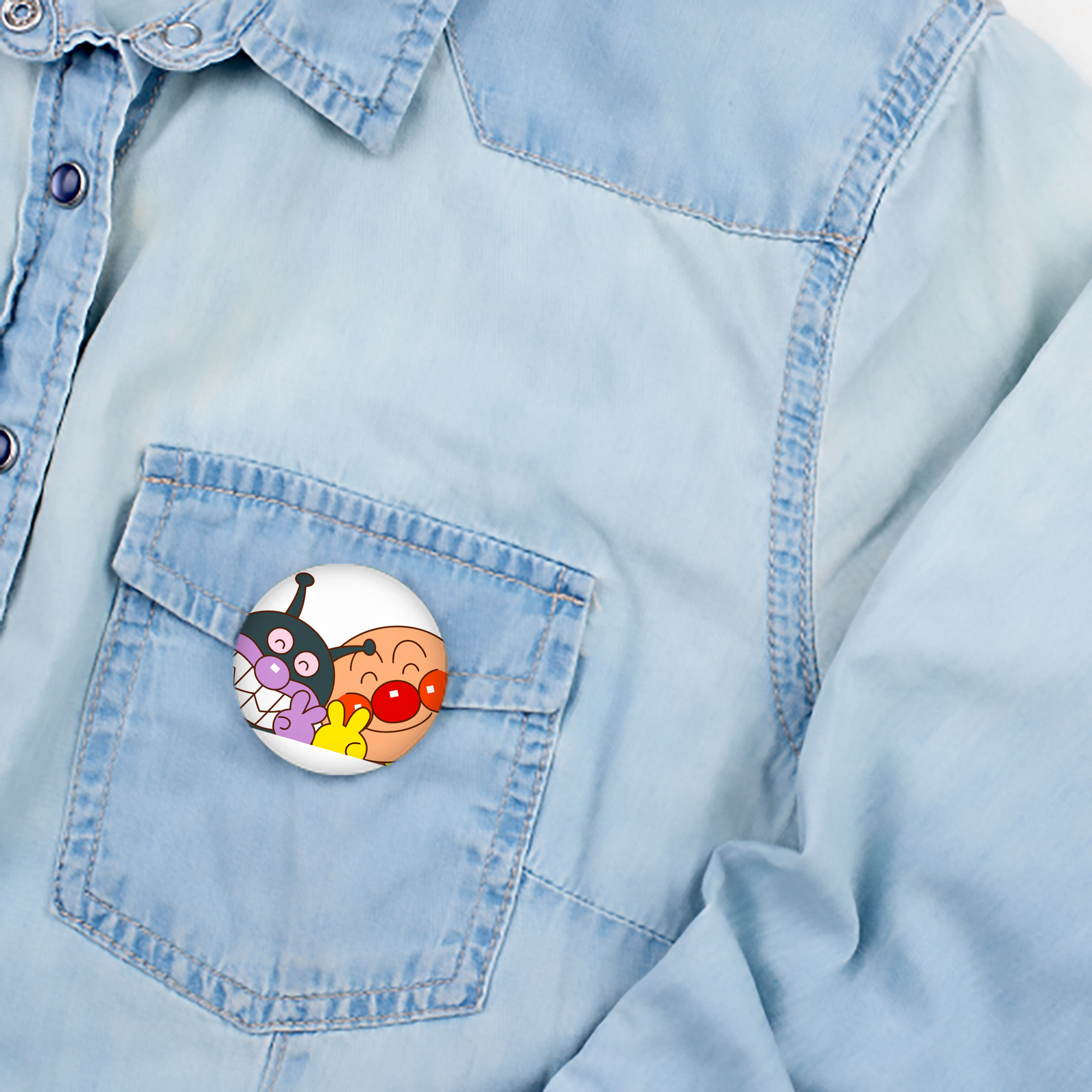 アンパンマン Anpanman 6cm 缶バッジ 複数セット