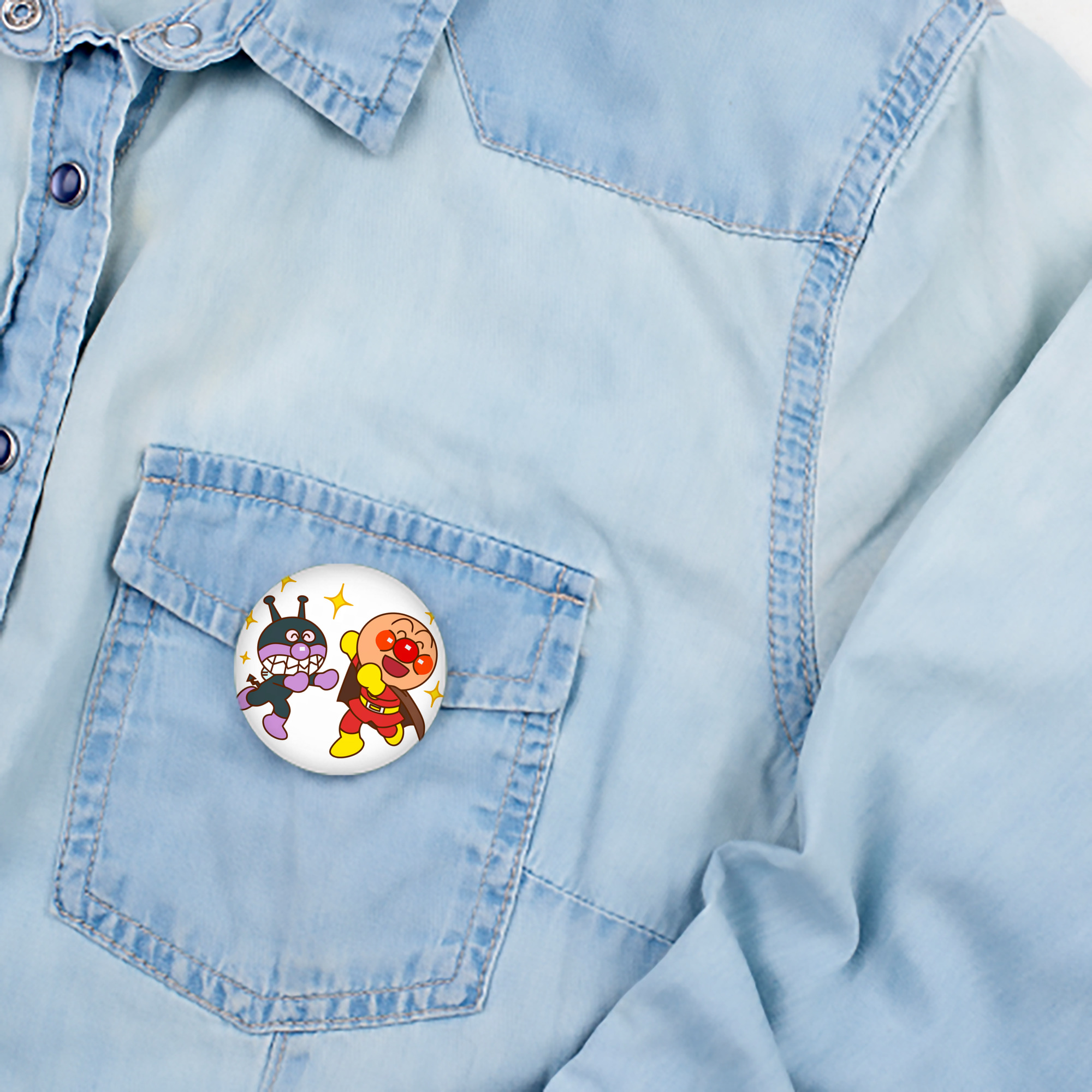 アンパンマン Anpanman 6cm 缶バッジ 複数セット
