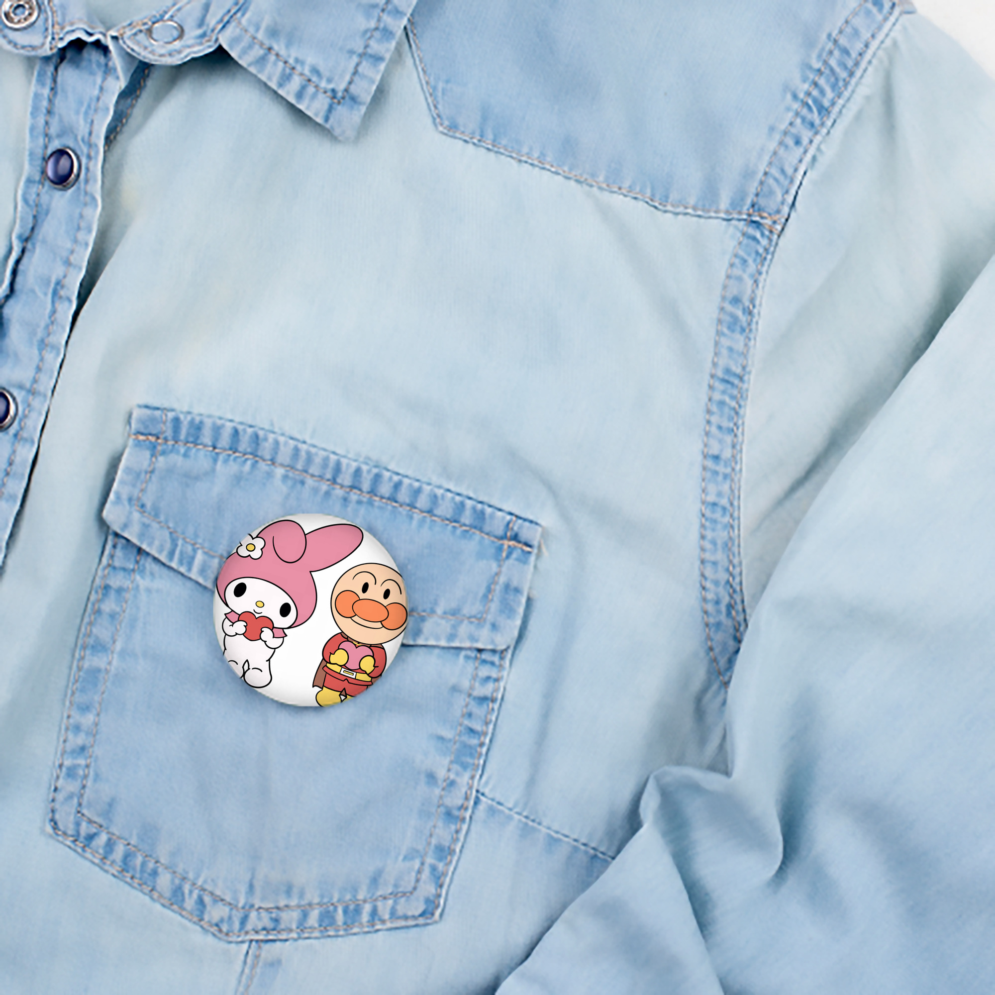アンパンマン Anpanman 6cm 缶バッジ 複数セット