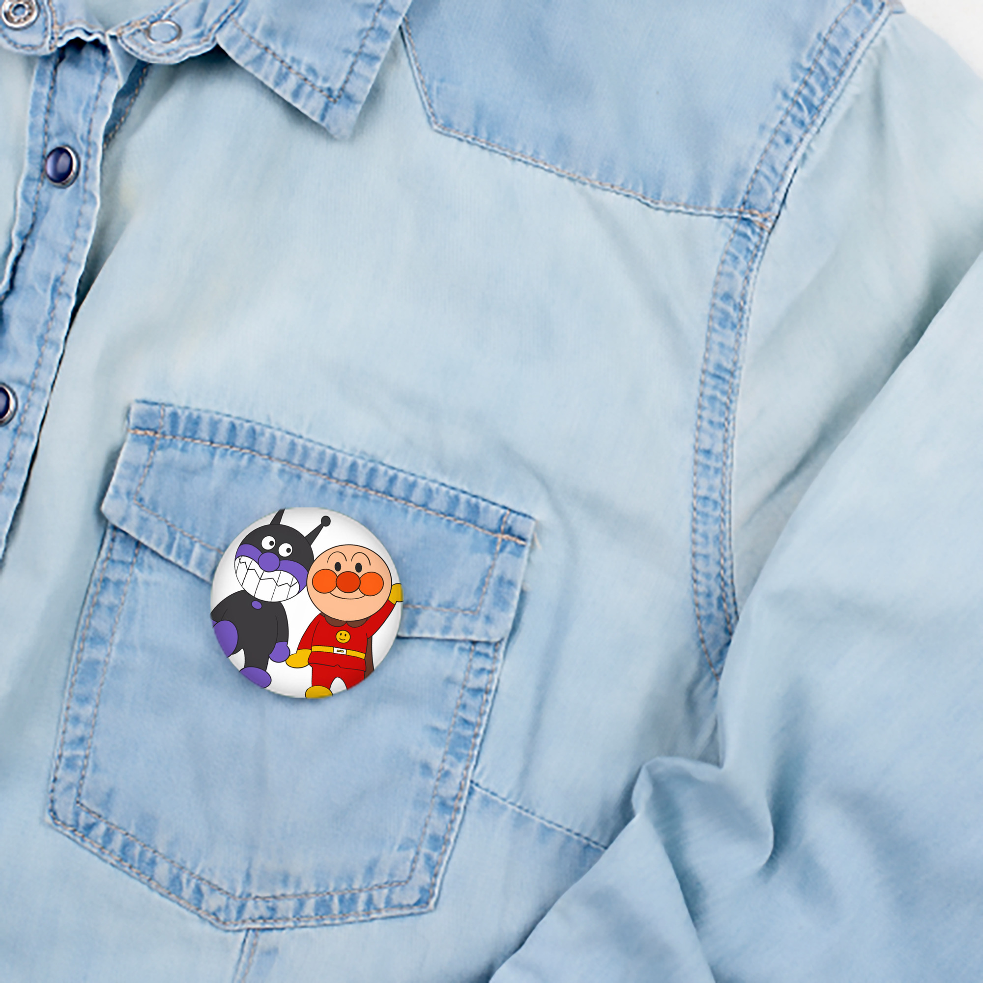アンパンマン Anpanman 6cm 缶バッジ 複数セット