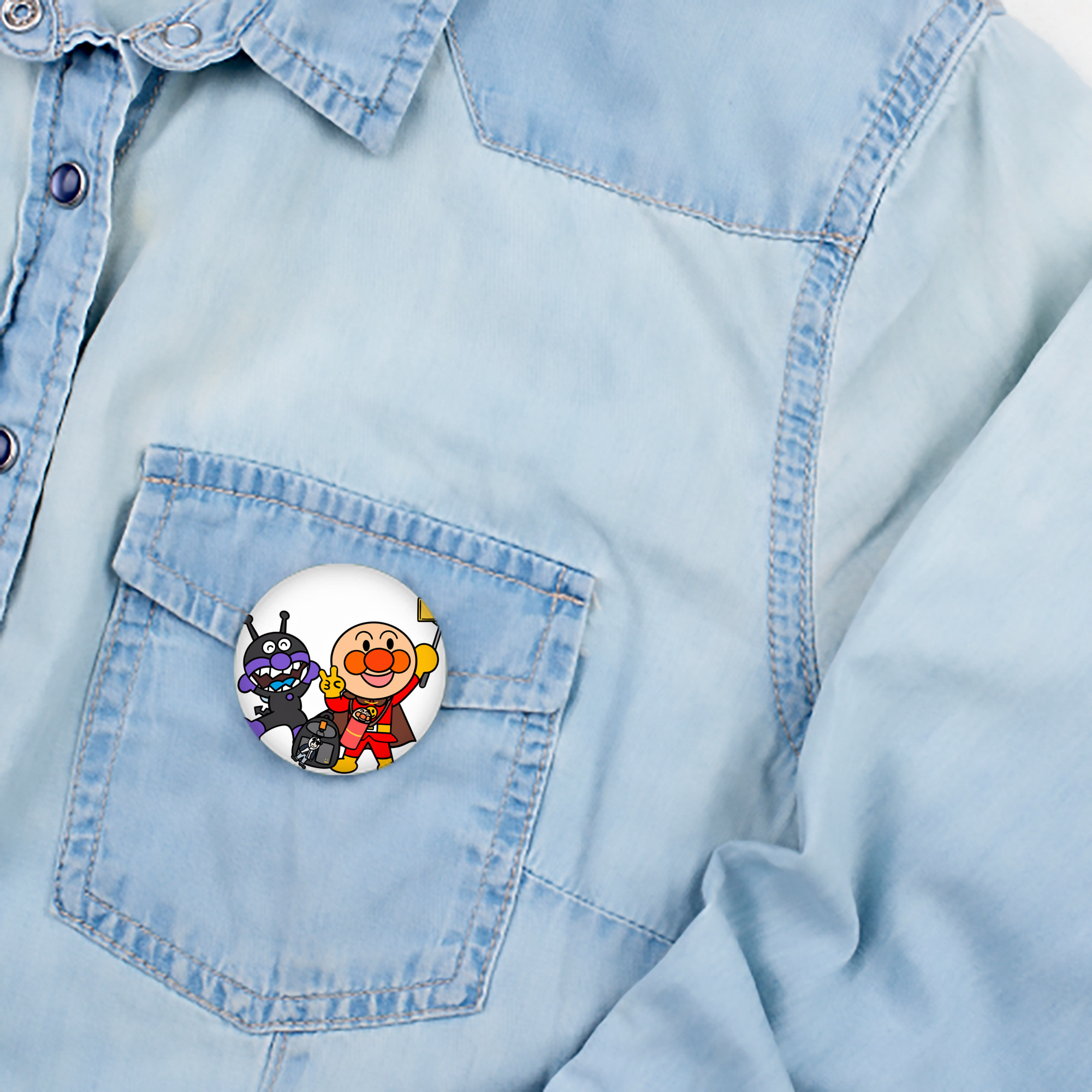 アンパンマン Anpanman 6cm 缶バッジ 複数セット