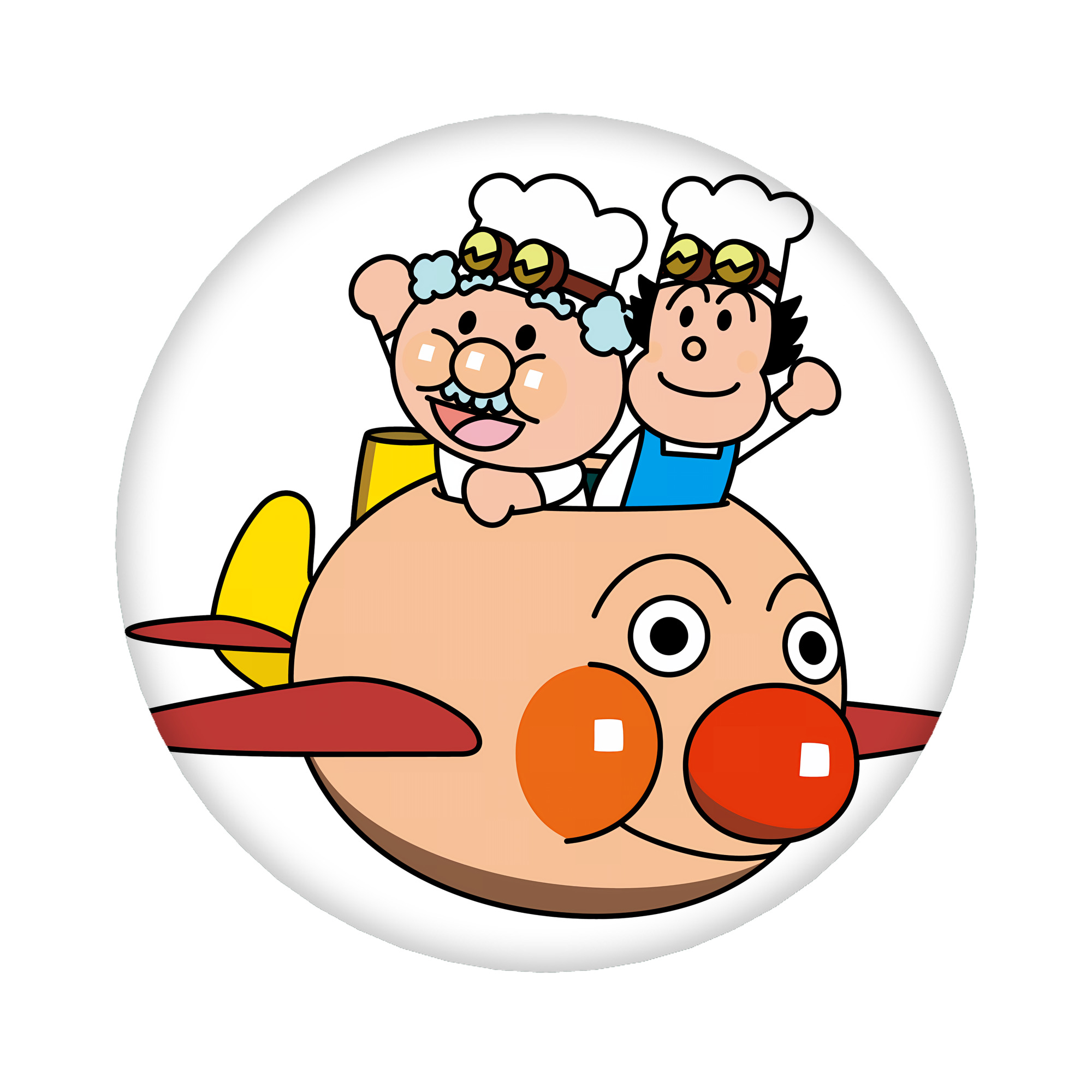 （画像用） アンパンマン Anpanman 6cm 缶バッジ 複数セット