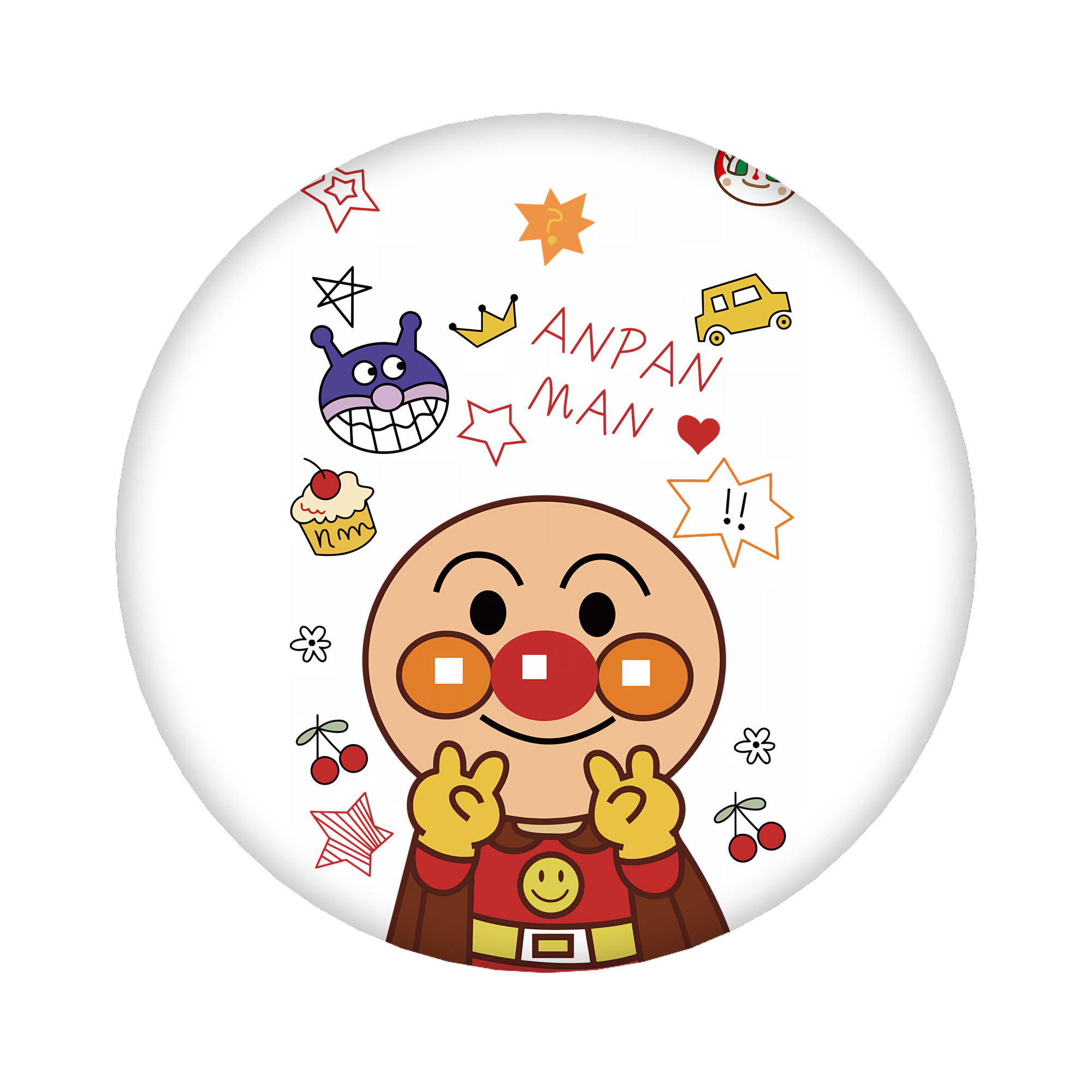 （画像用） アンパンマン Anpanman 6cm 缶バッジ 複数セット