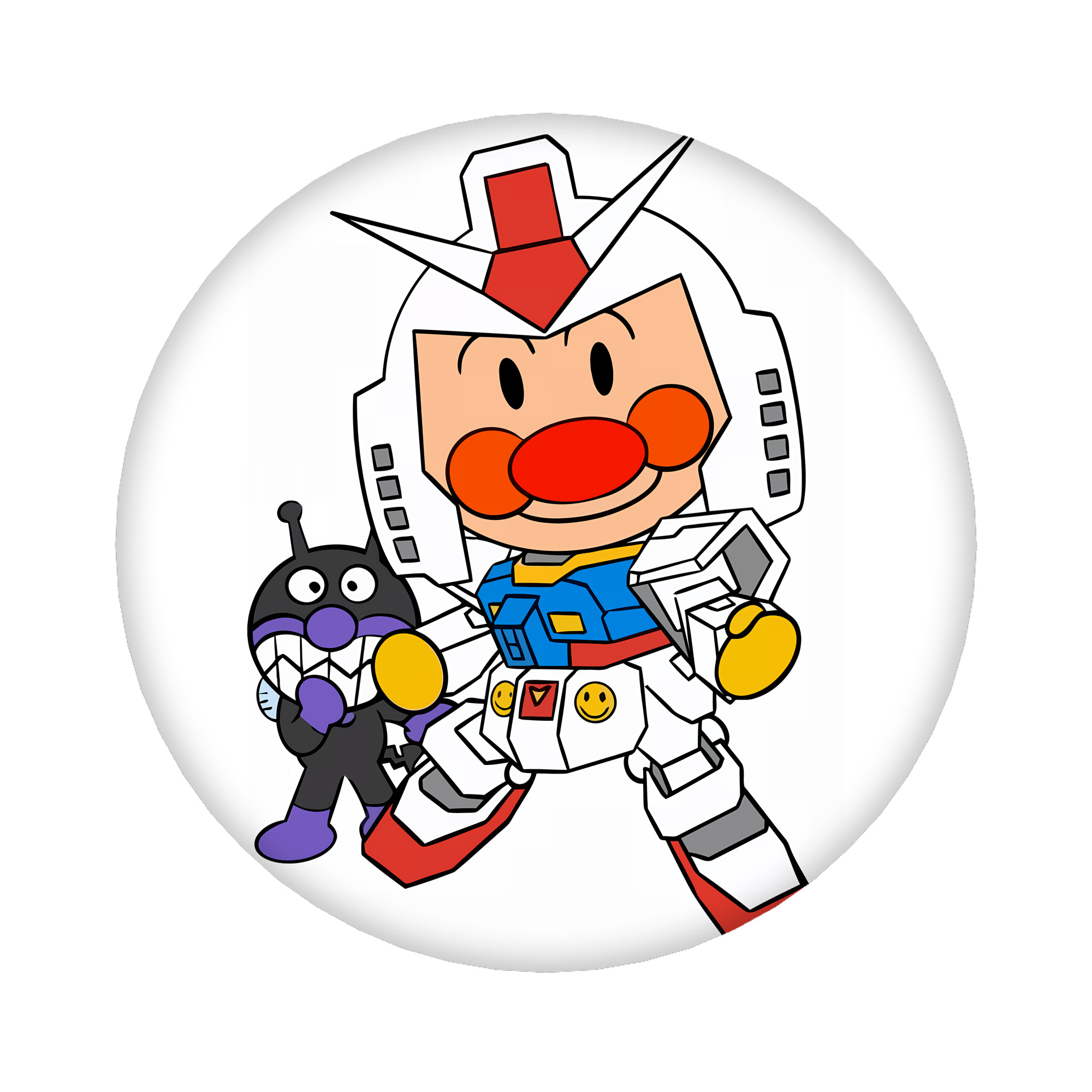 （画像用） アンパンマン Anpanman 6cm 缶バッジ 複数セット